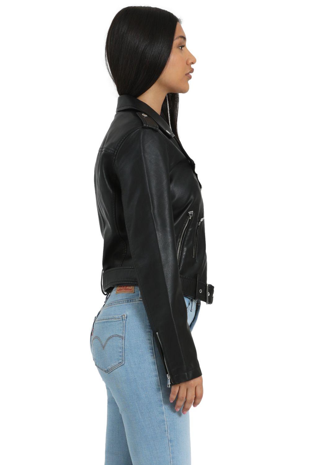 Chaqueta Mujer Belted Moto Negro Levis 59544-0161-1