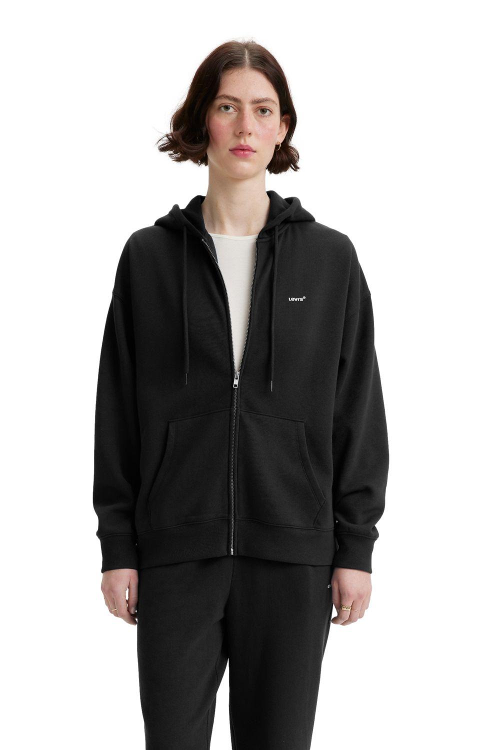 Polerón Mujer Everyday Zip Hoodie Negro Levis A5945-0003-0