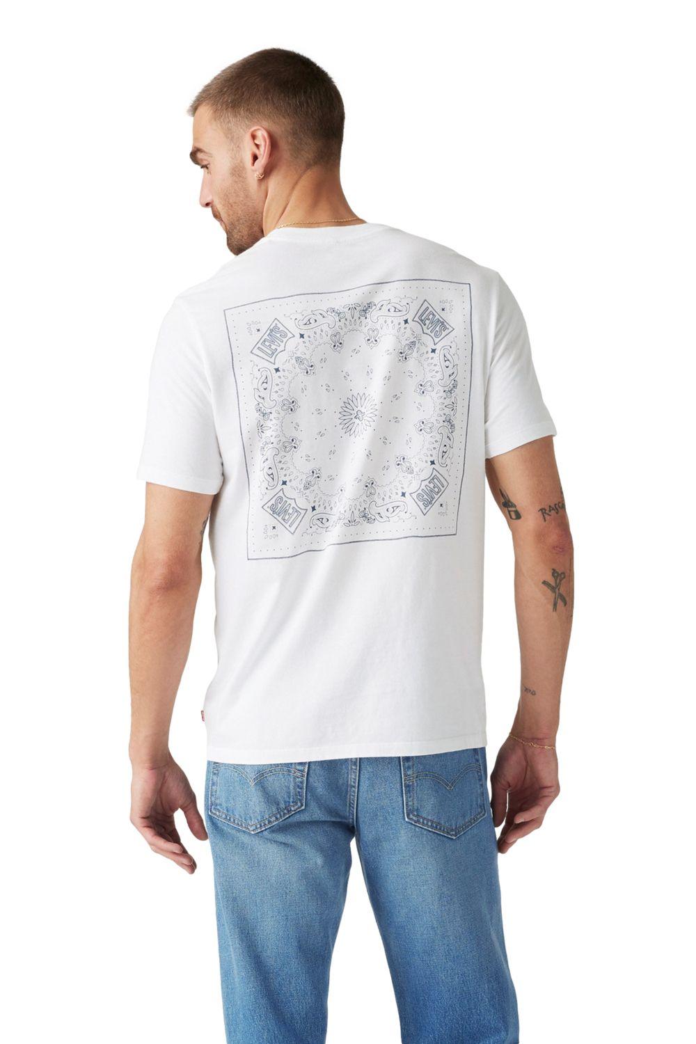 Polera Hombre Graphic Crewneck Tee Blanco Levis 22491-1653-1