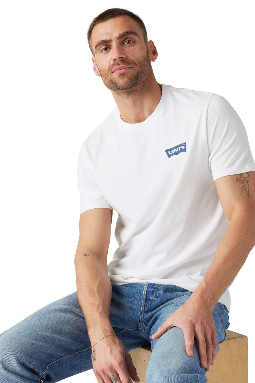 Polera Hombre Graphic Crewneck Tee Blanco Levis 22491-1653-2