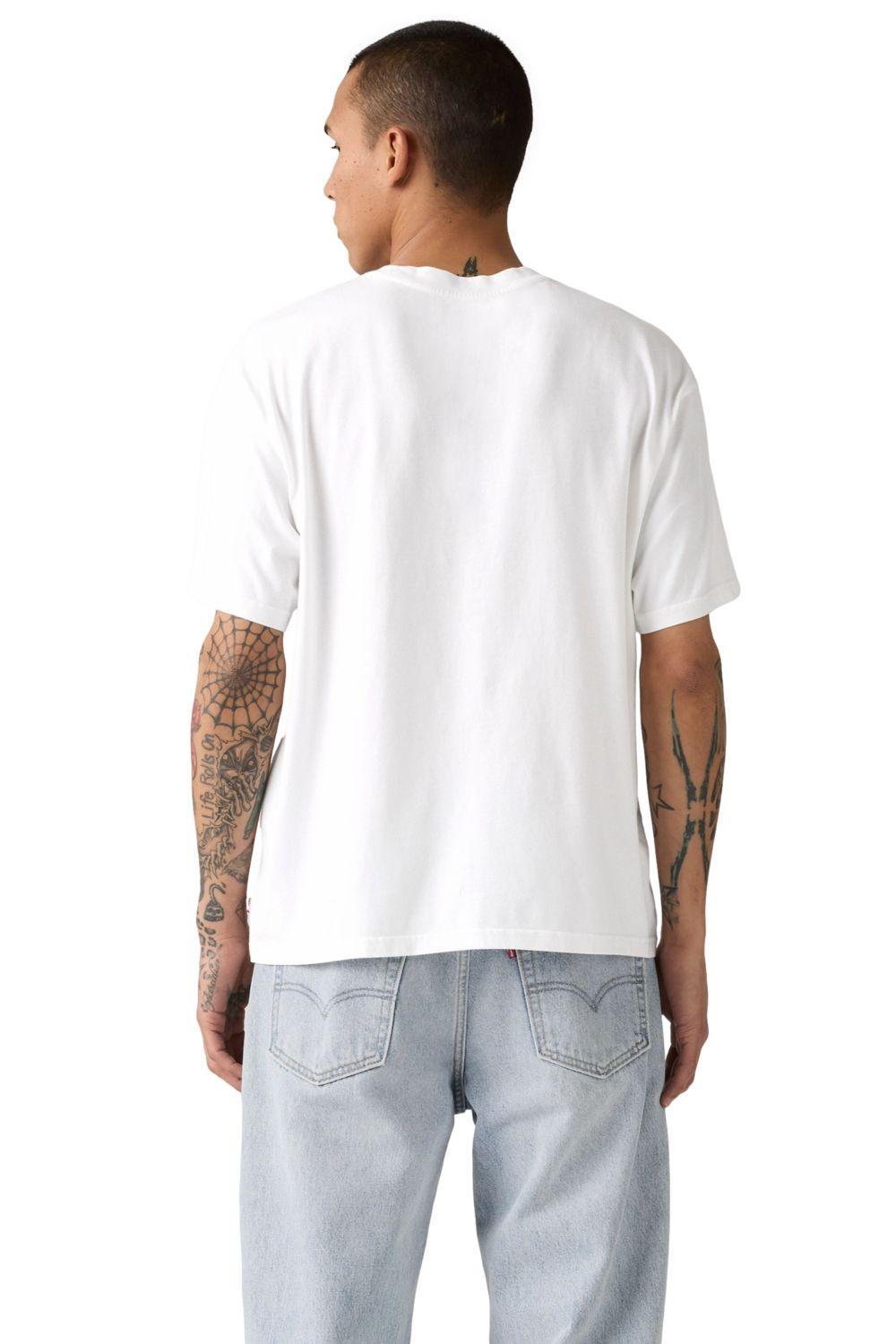 Polera Hombre Cropped Tee Blanco Levis 004H0-0000-1