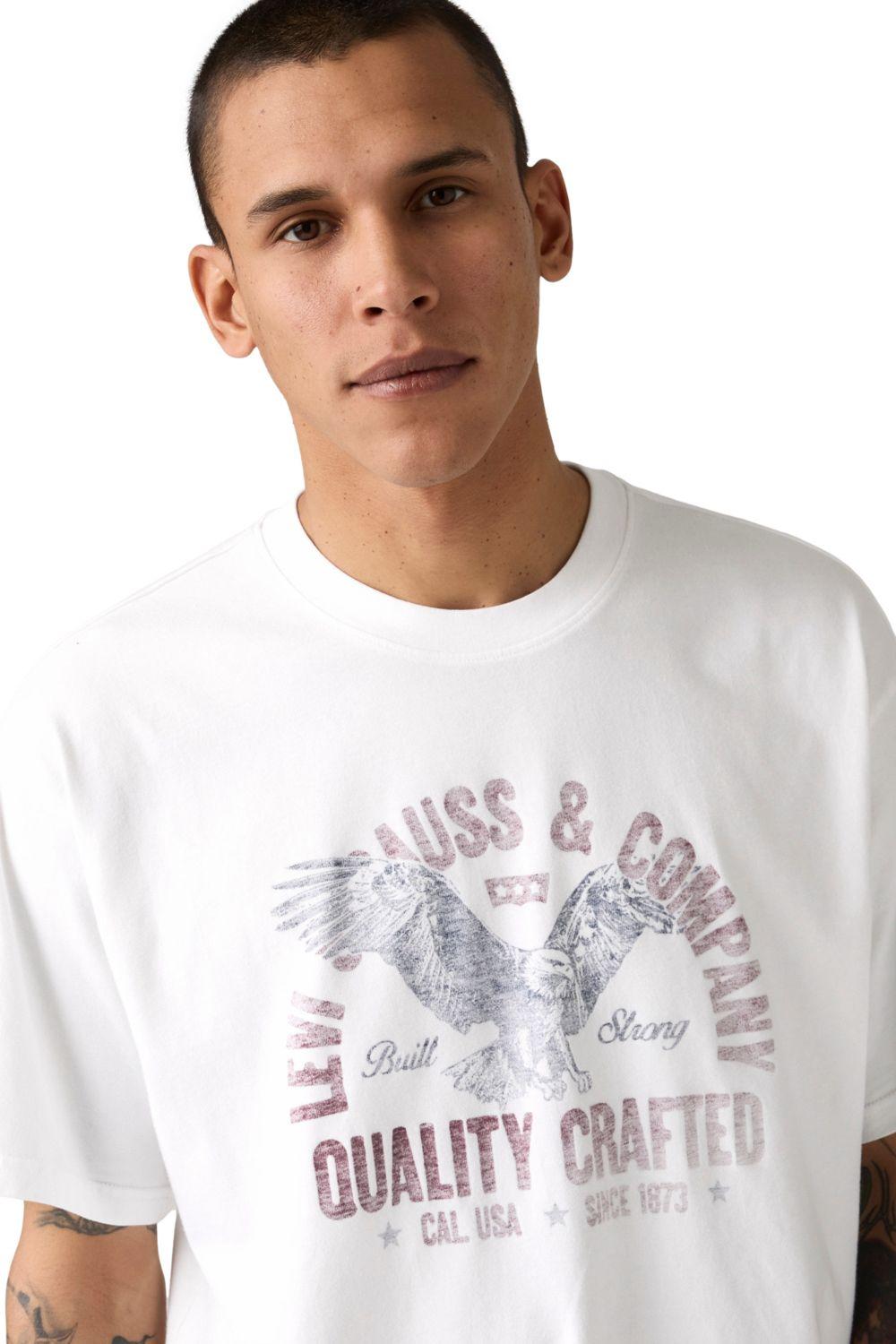 Polera Hombre Cropped Tee Blanco Levis 004H0-0000-2