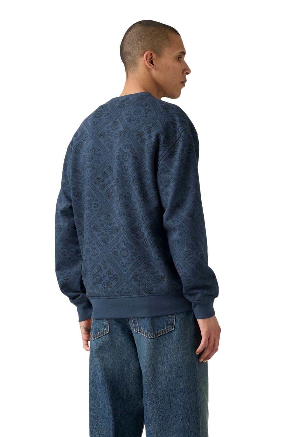 Polerón Hombre Sweats Crew Azul Levis A1572-0117-1