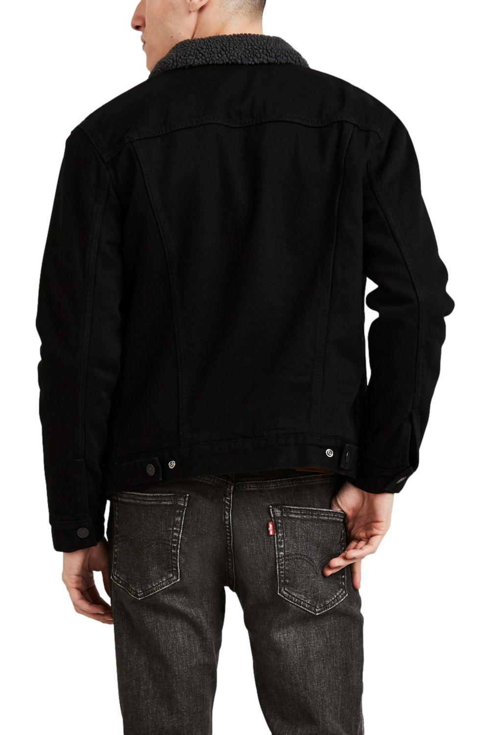 Chaqueta Hombre Regular Fit Sherpa Negro Levis 16365-0054-1