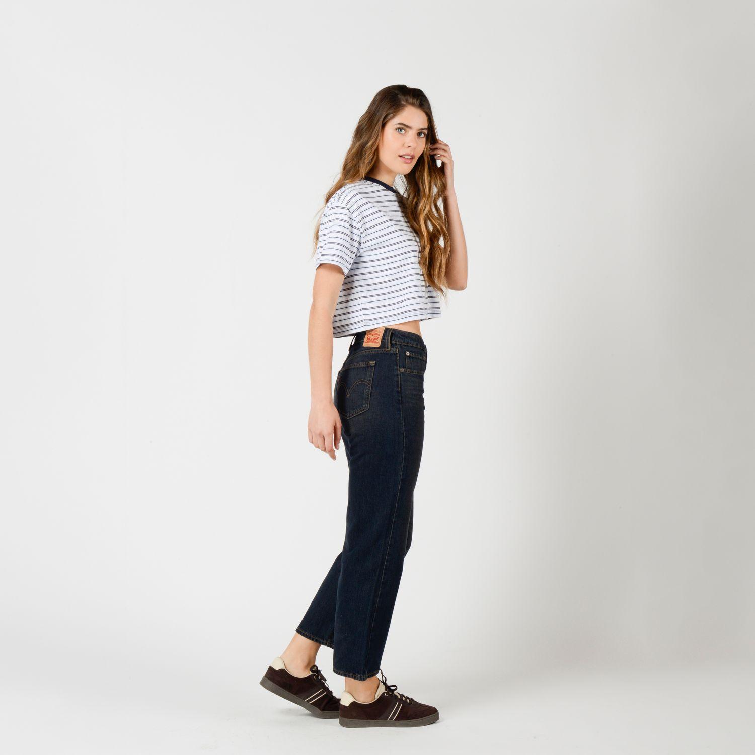 Jeans Mujer Superlow Straight Azul Levis 0081X-0004-2