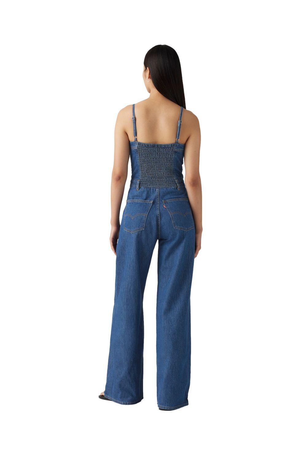 Enterito Mujer Bustier Jumpsuit Azul Levis 001WC-0003-2