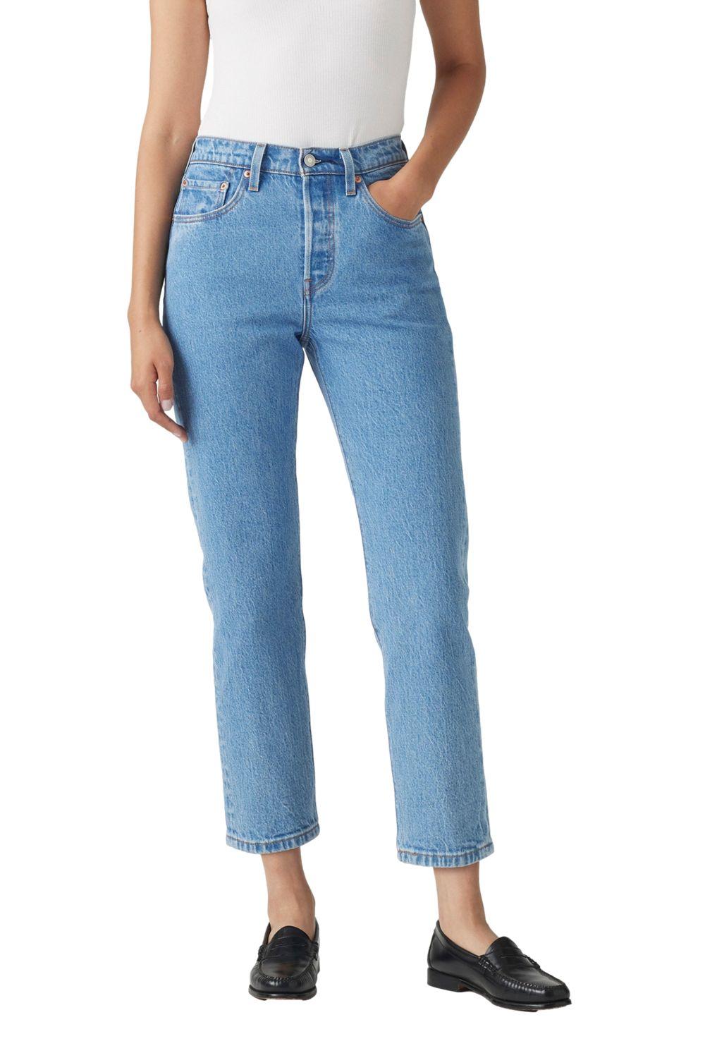 Jeans Mujer 501 Crop Celeste Levis 36200-0344-0