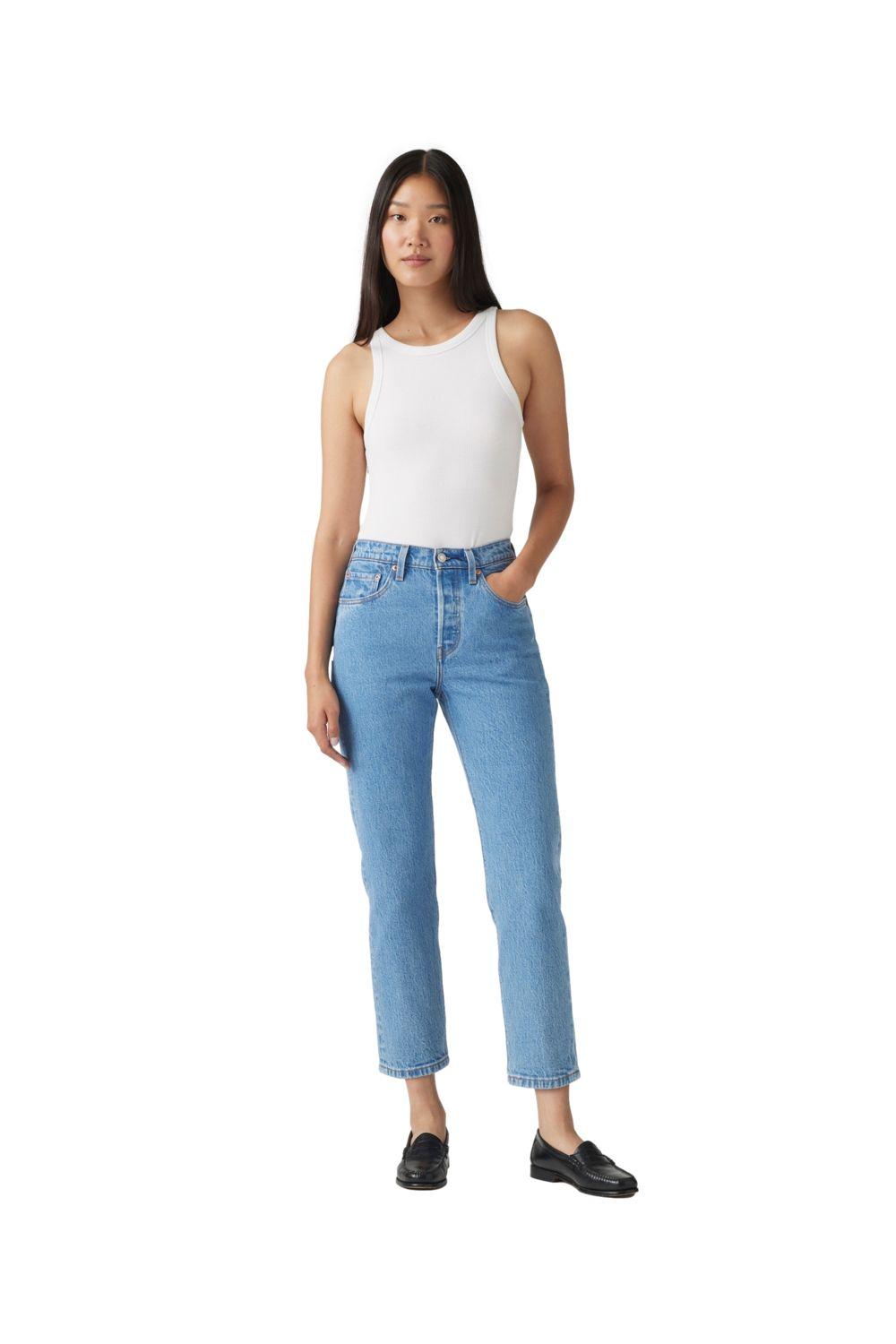 Jeans Mujer 501 Crop Celeste Levis 36200-0344-3