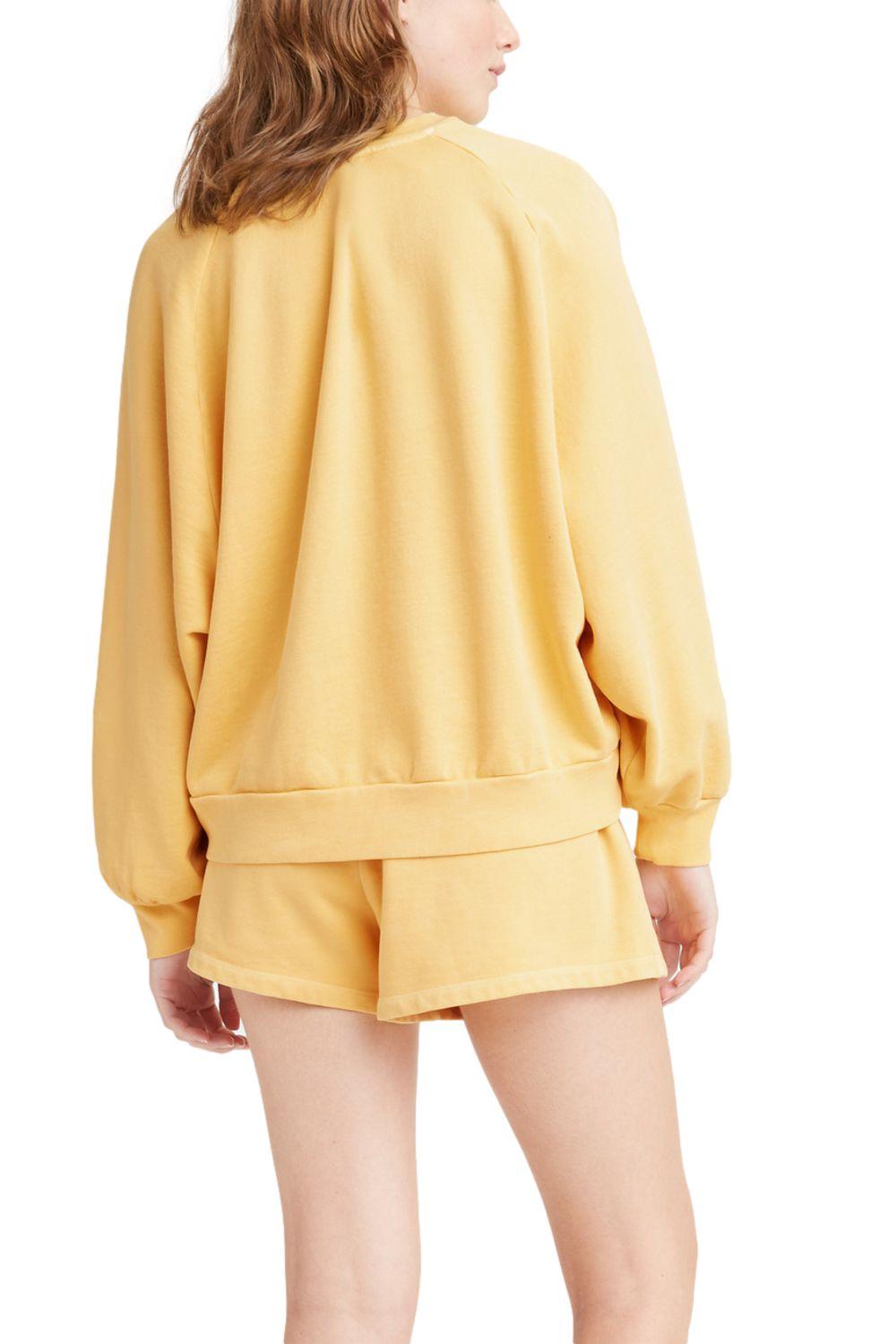 Polerón Mujer Liso con Logo Amarillo Levis A1898-0003-1