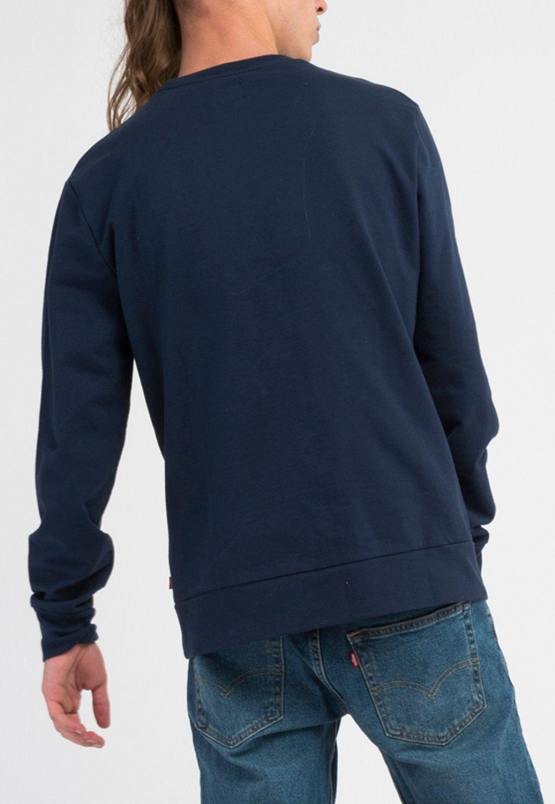 Polerón Hombre Gráfico Azul Levis 38796-0091-1