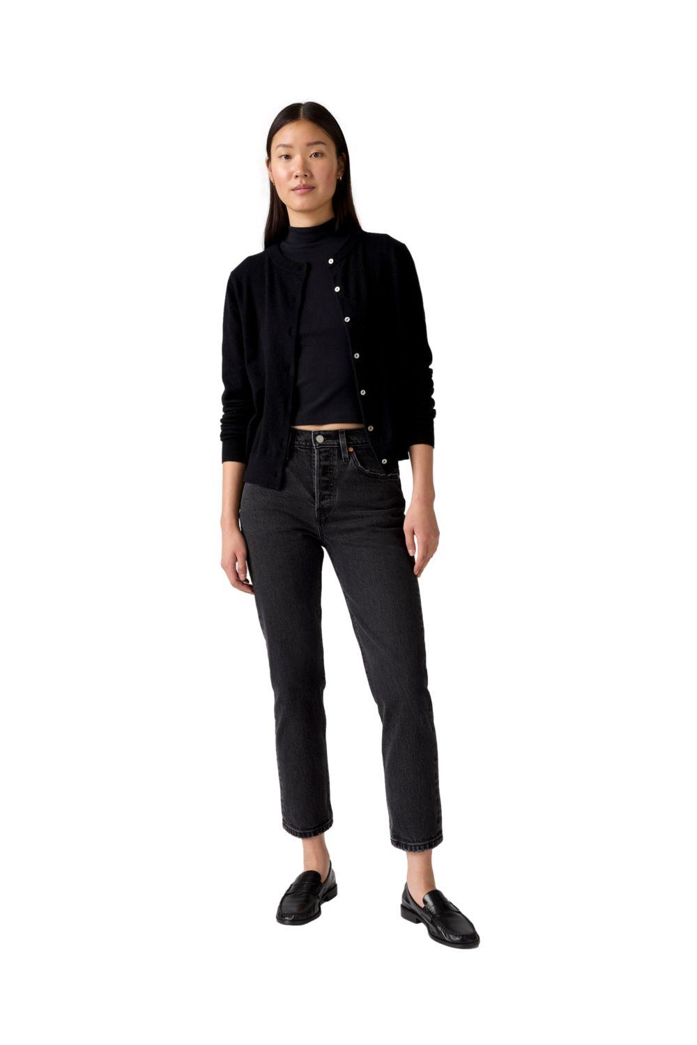 Jeans Mujer 501 Crop Negro Levis 36200-0340-3