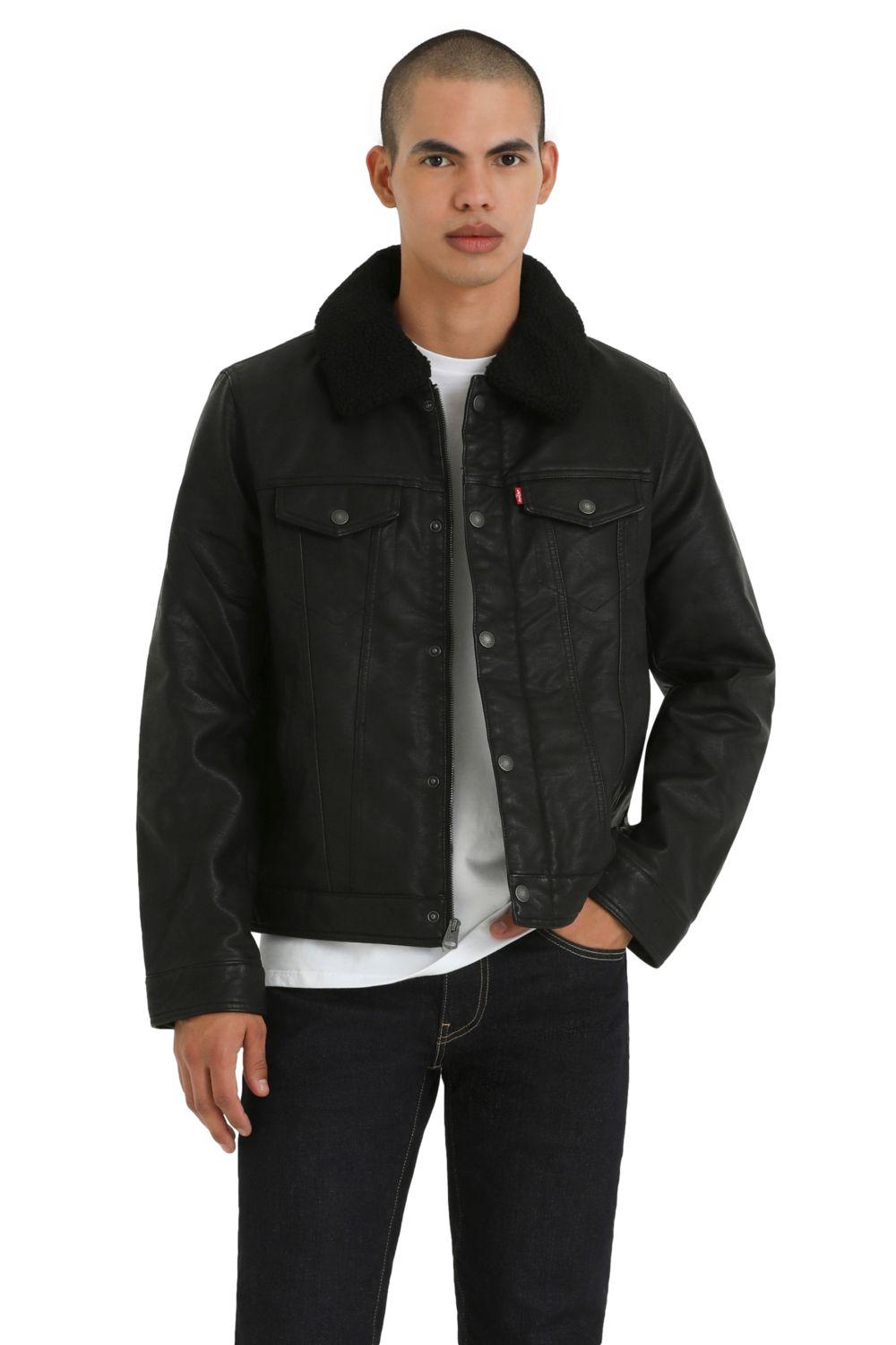 Chaqueta Hombre Regular Fit Trucker Negro Levis 59489-0038-0