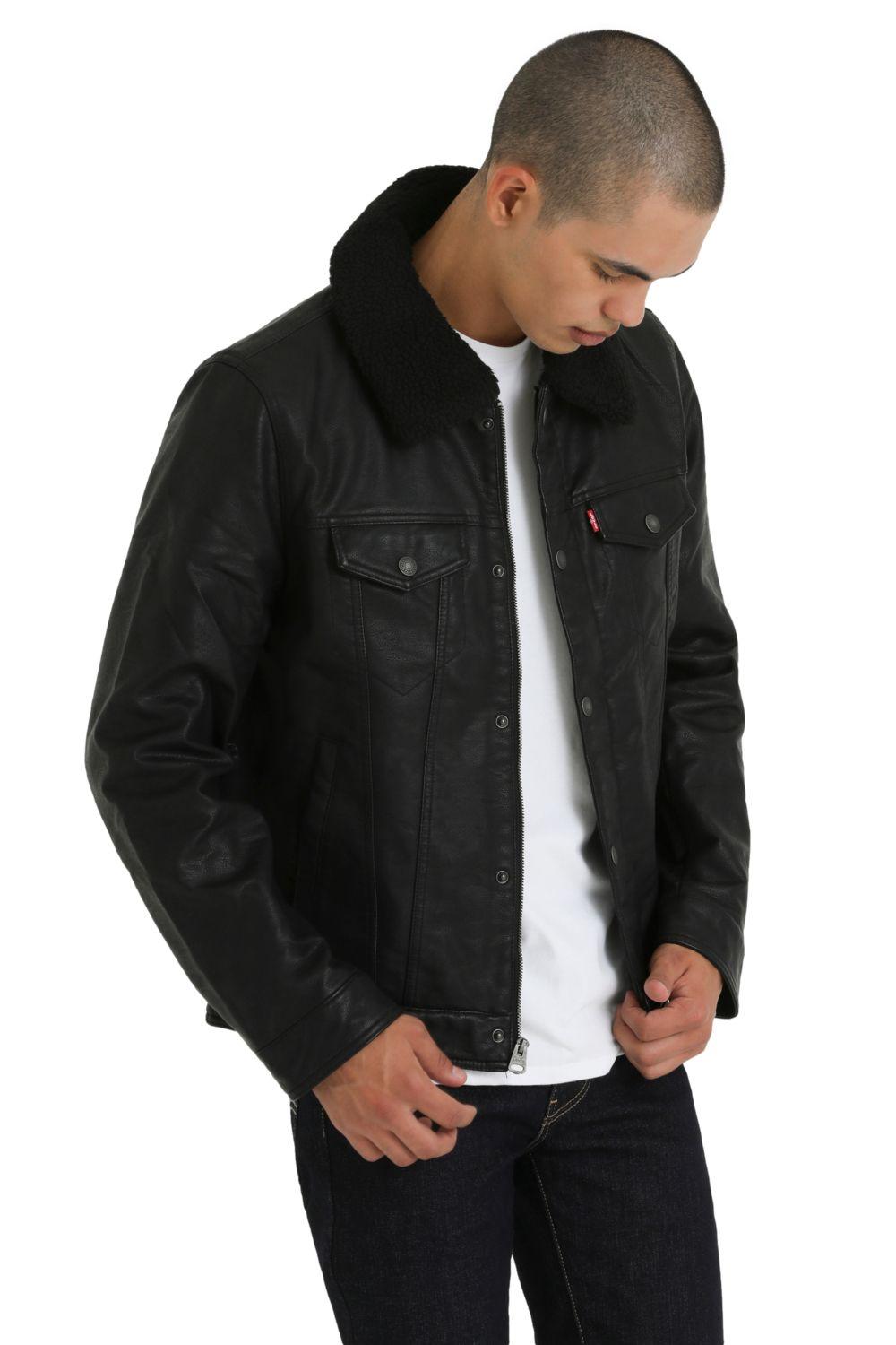 Chaqueta Hombre Regular Fit Trucker Negro Levis 59489-0038-3