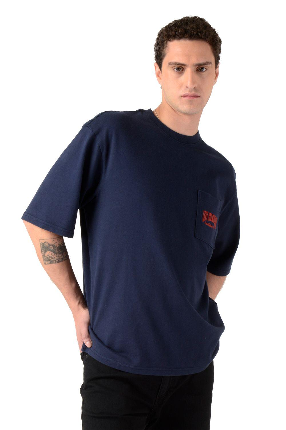 Polera Hombre Half Sleeve Azul Levis 001MH-0001-0