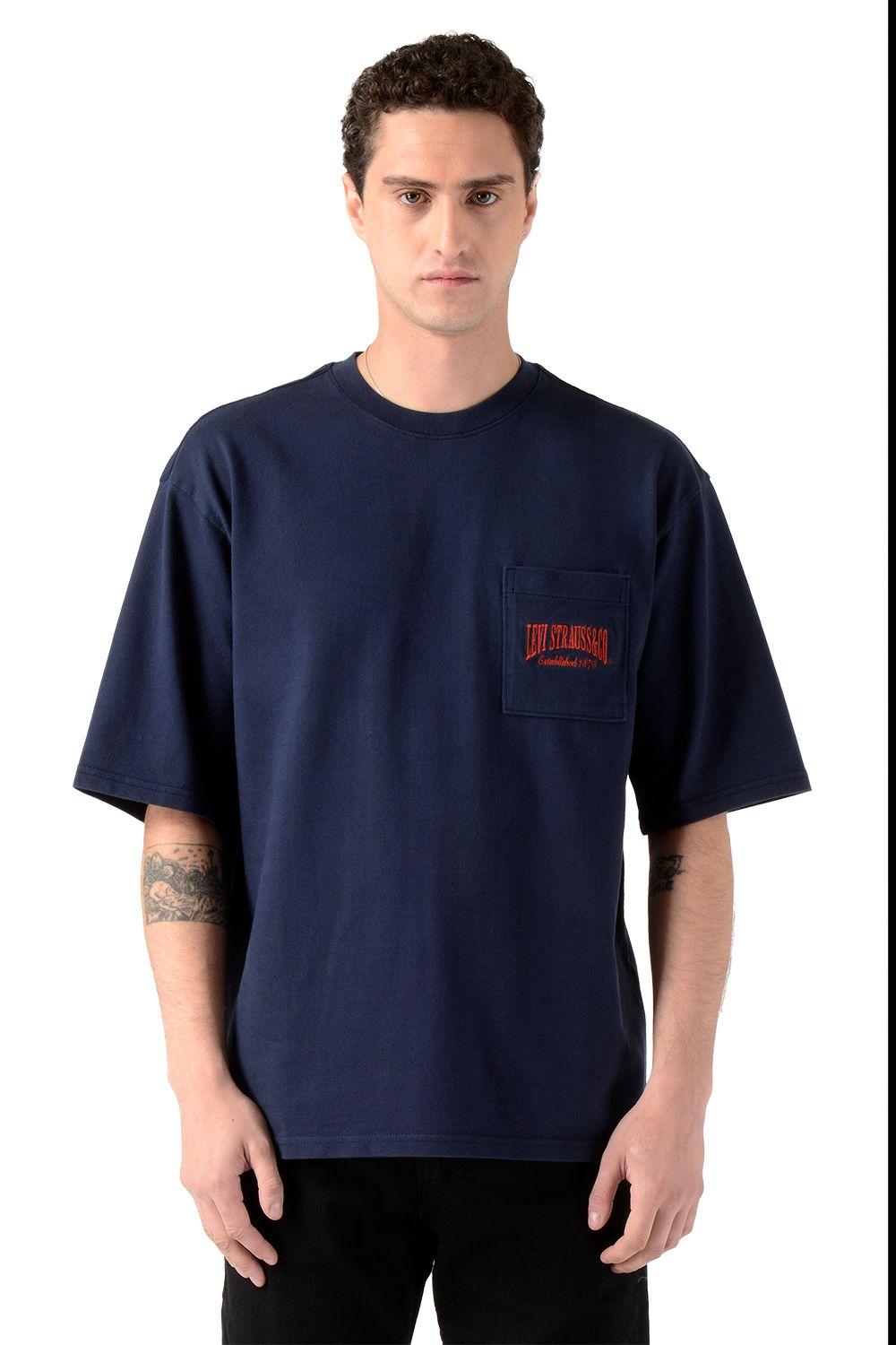 Polera Hombre Half Sleeve Azul Levis 001MH-0001-2