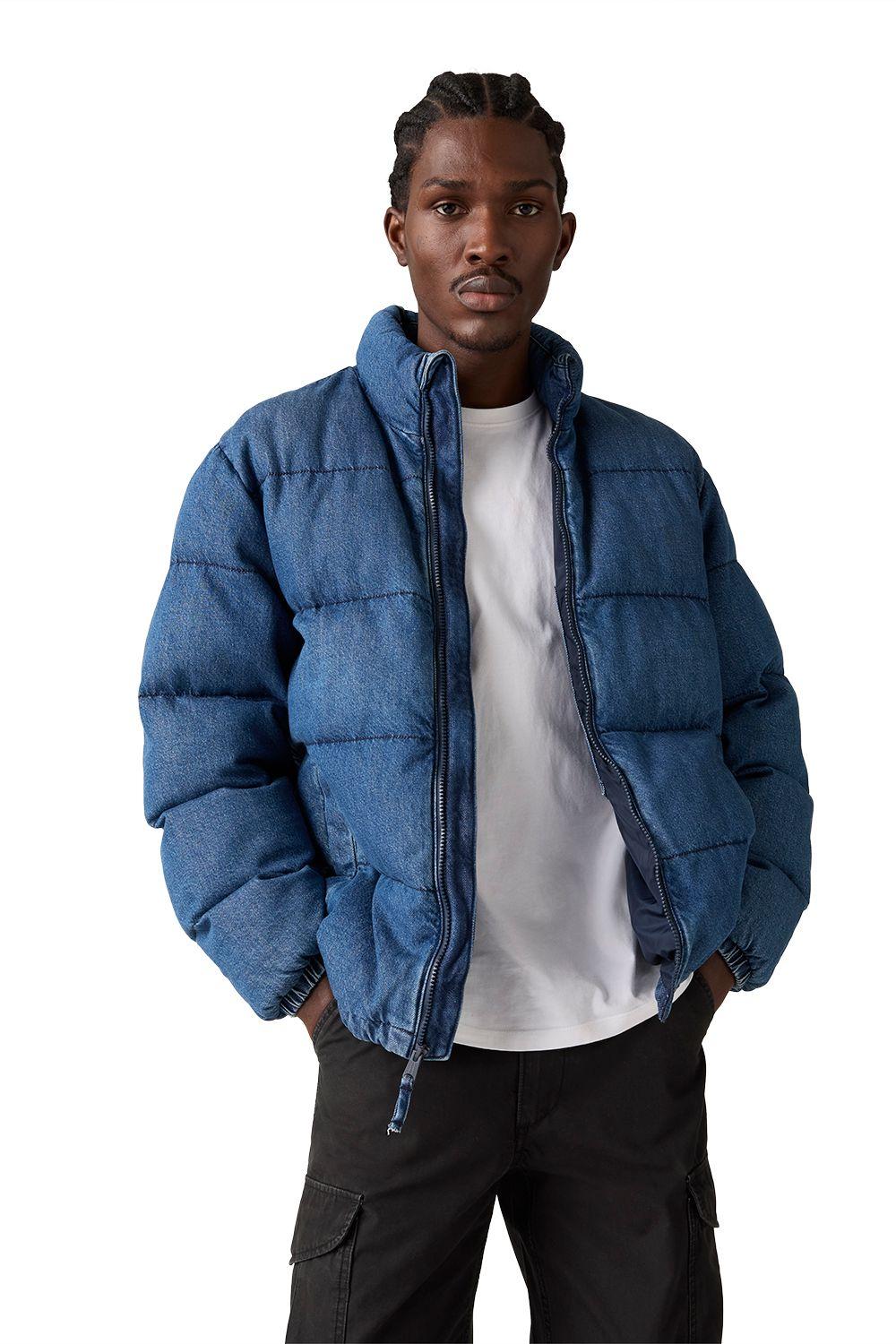 Chaqueta Hombre Piedmont Short Puffer Azul Levis A8568-0011-0