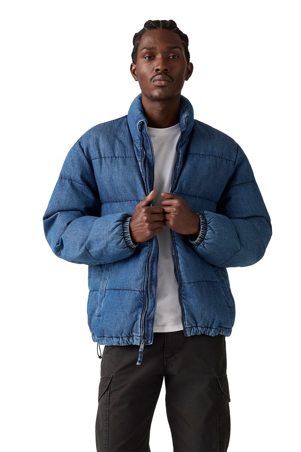 Chaqueta Hombre Piedmont Short Puffer Azul Levis A8568-0011-1