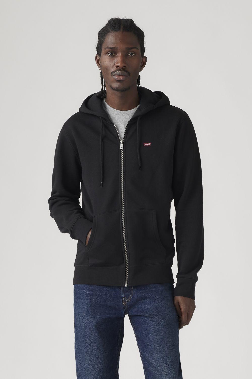 Polerón Hombre Regular Fit Color entero Negro Levis 34259-0005-0