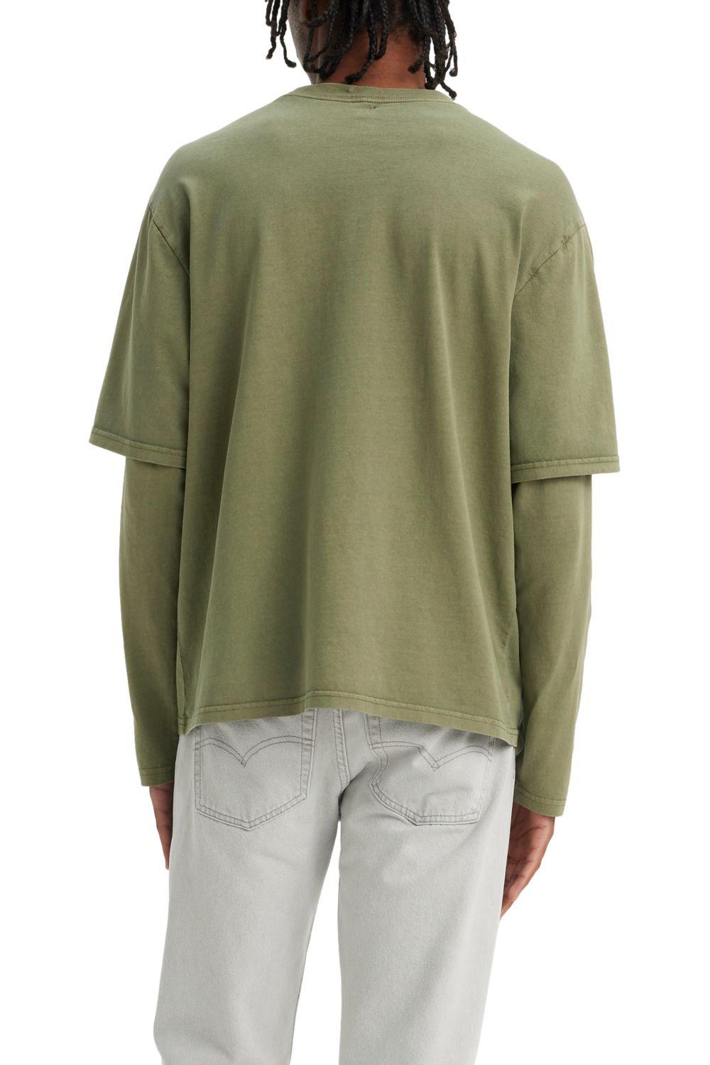 Polera Hombre Relaxed Fit Twofer Verde Levis A7588-0001-1