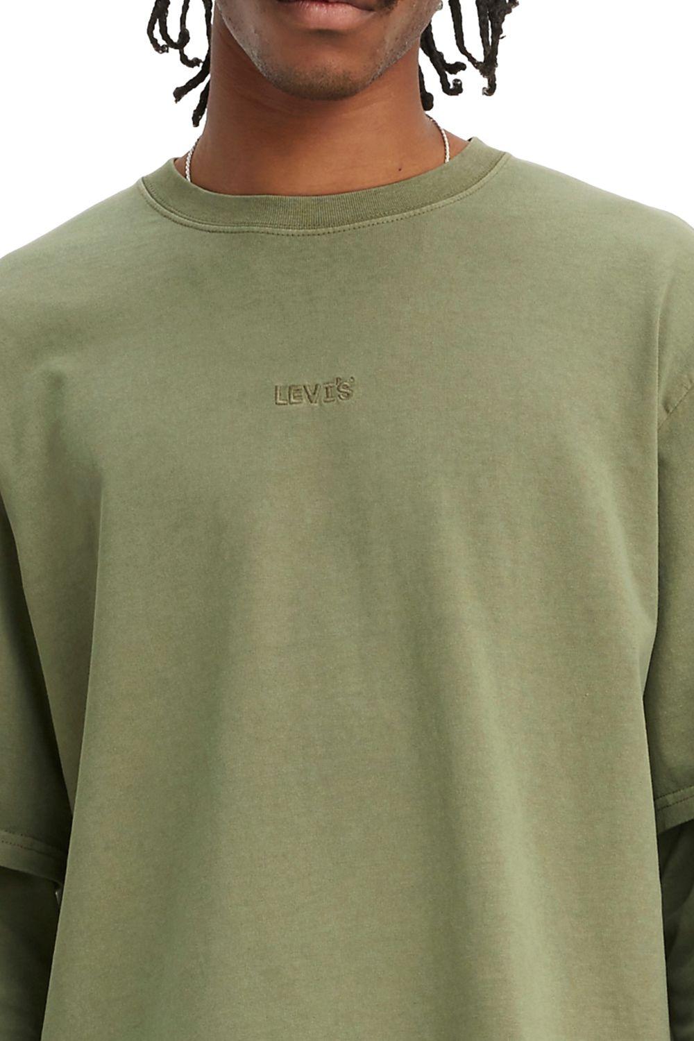 Polera Hombre Relaxed Fit Twofer Verde Levis A7588-0001-2