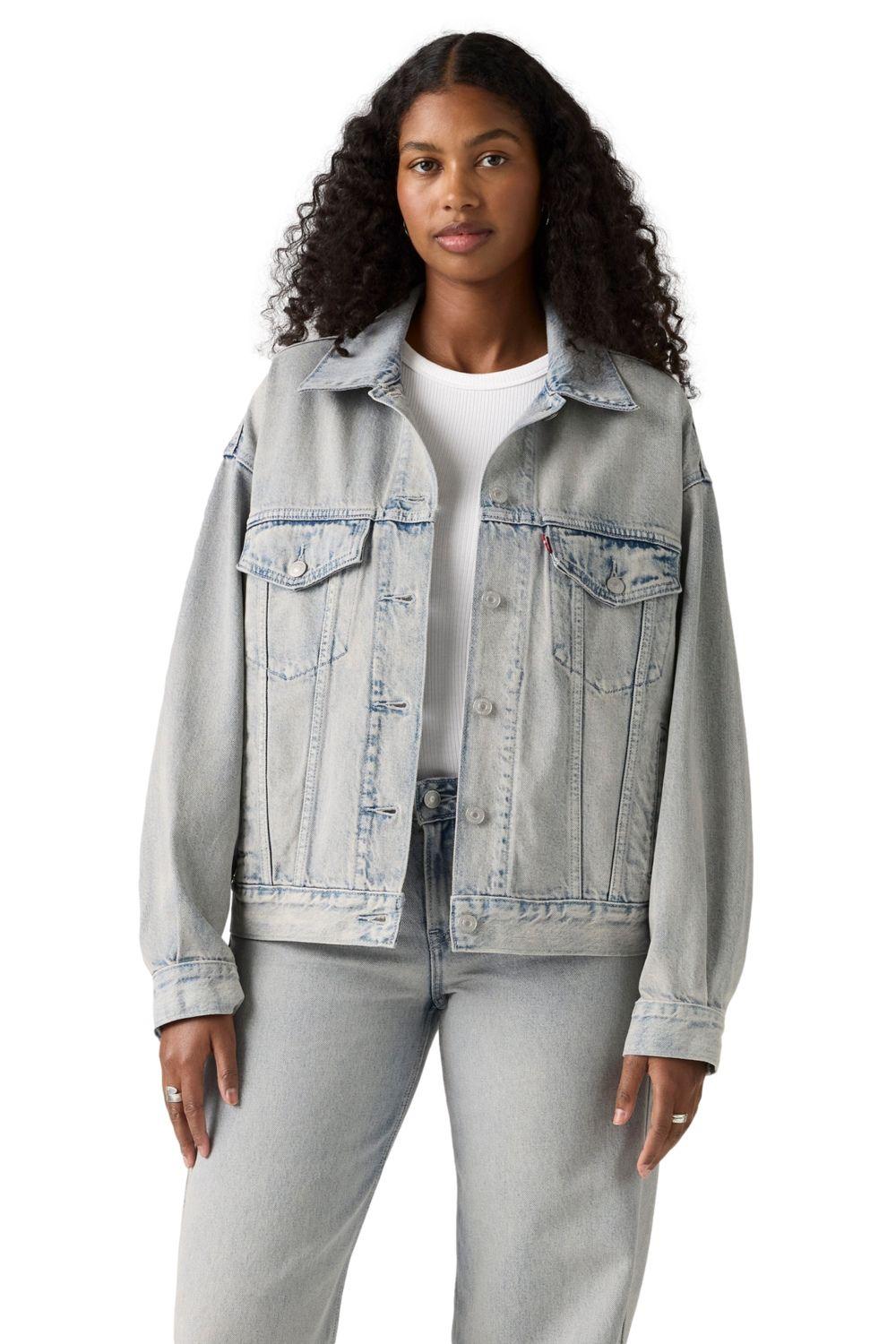 Chaqueta Mujer 90s Trucker Celeste Levis A1743-0147-0