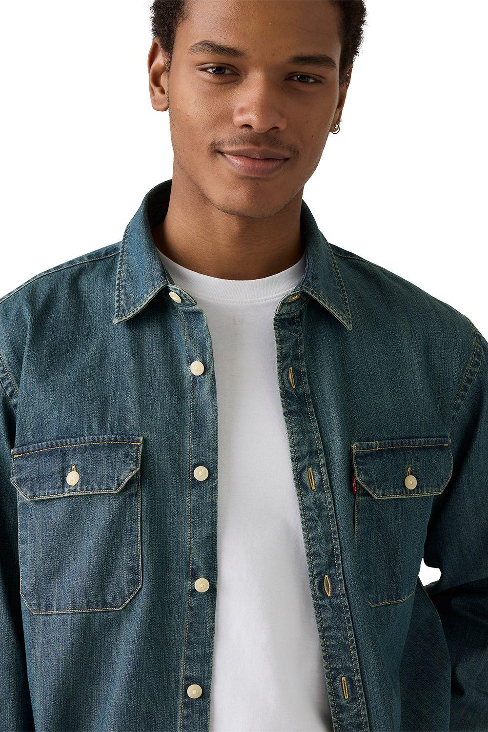 Camisa Hombre Jackson Worker Azul Levis 19573-0269-3