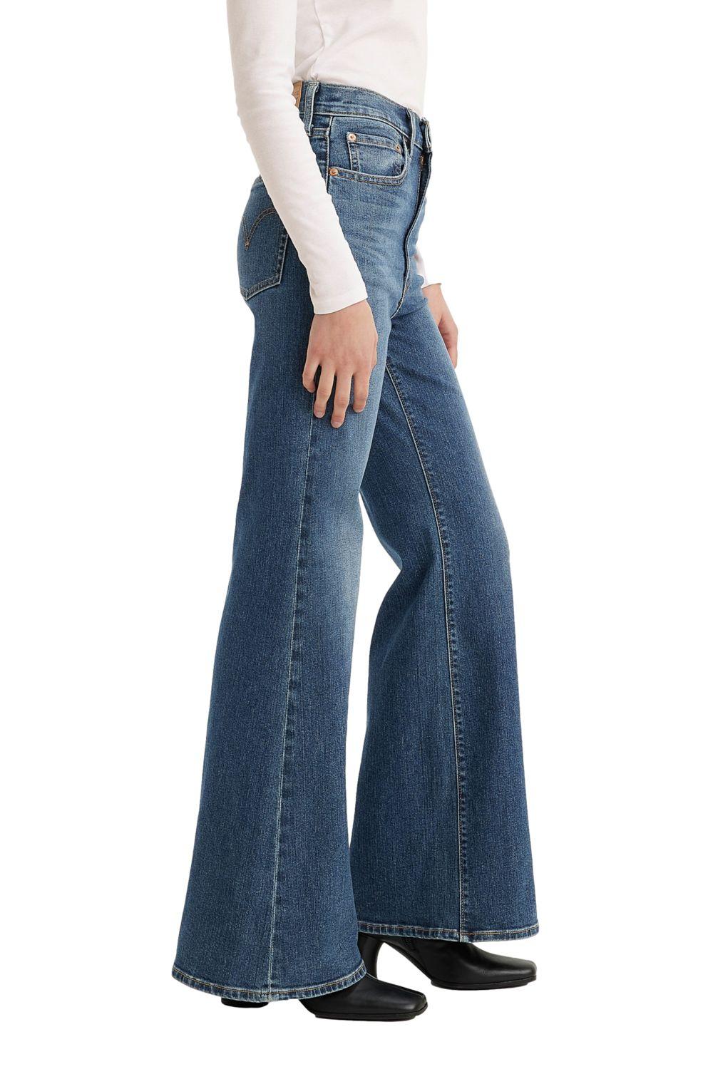 Jeans Mujer Ribcage Bells Azul Levis A7503-0002-1