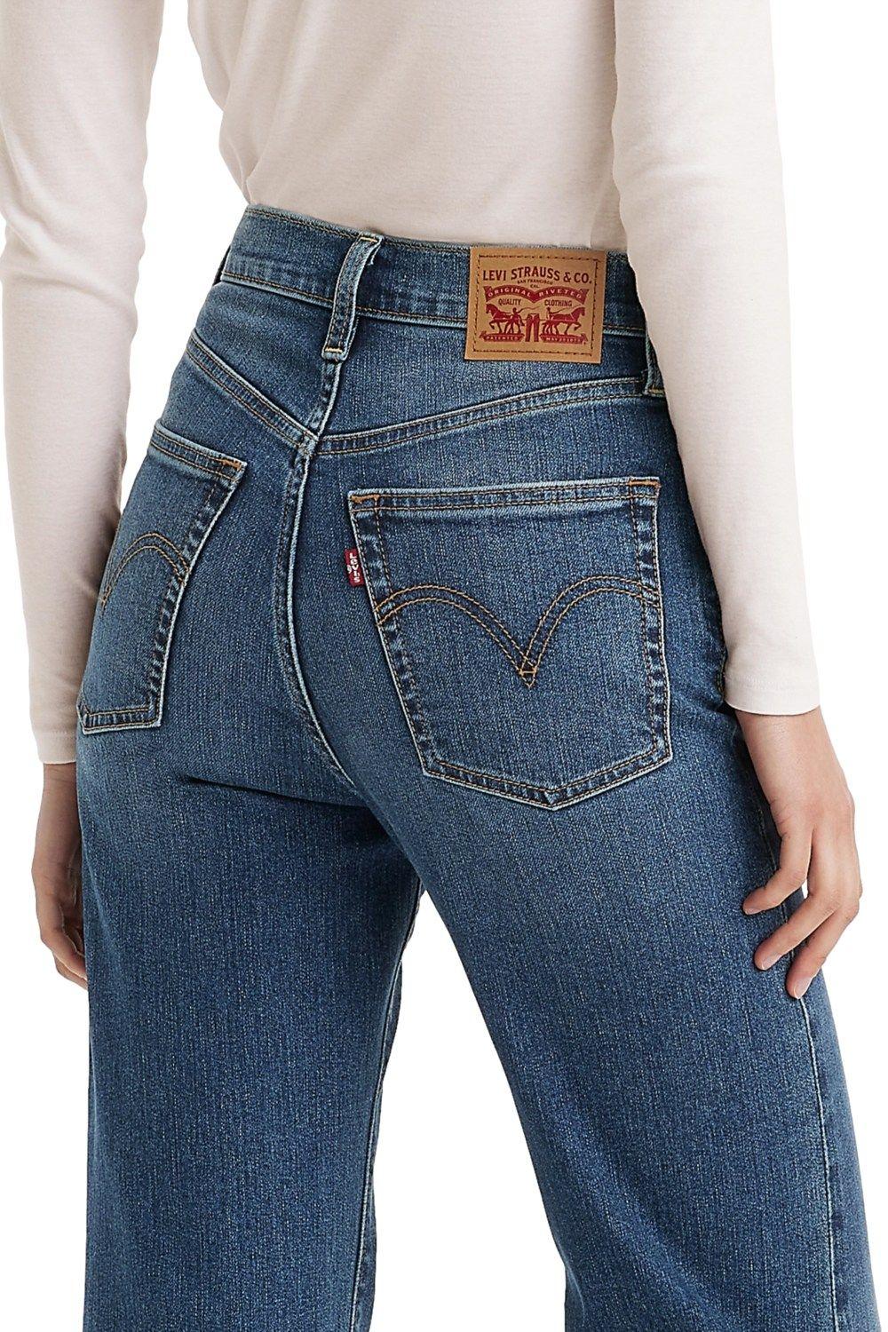 Jeans Mujer Ribcage Bells Azul Levis A7503-0002-3