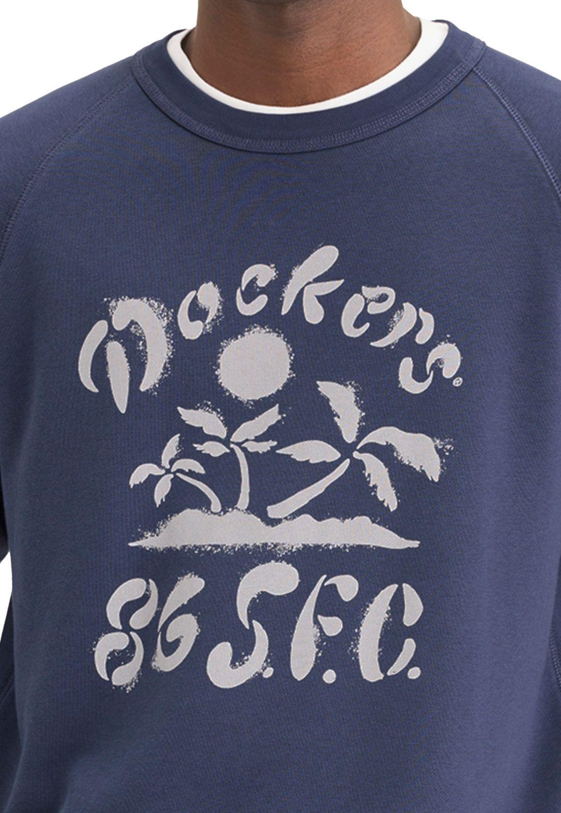 Polerón Hombre Crewneck Regular Fit Azul A1104-0082-1