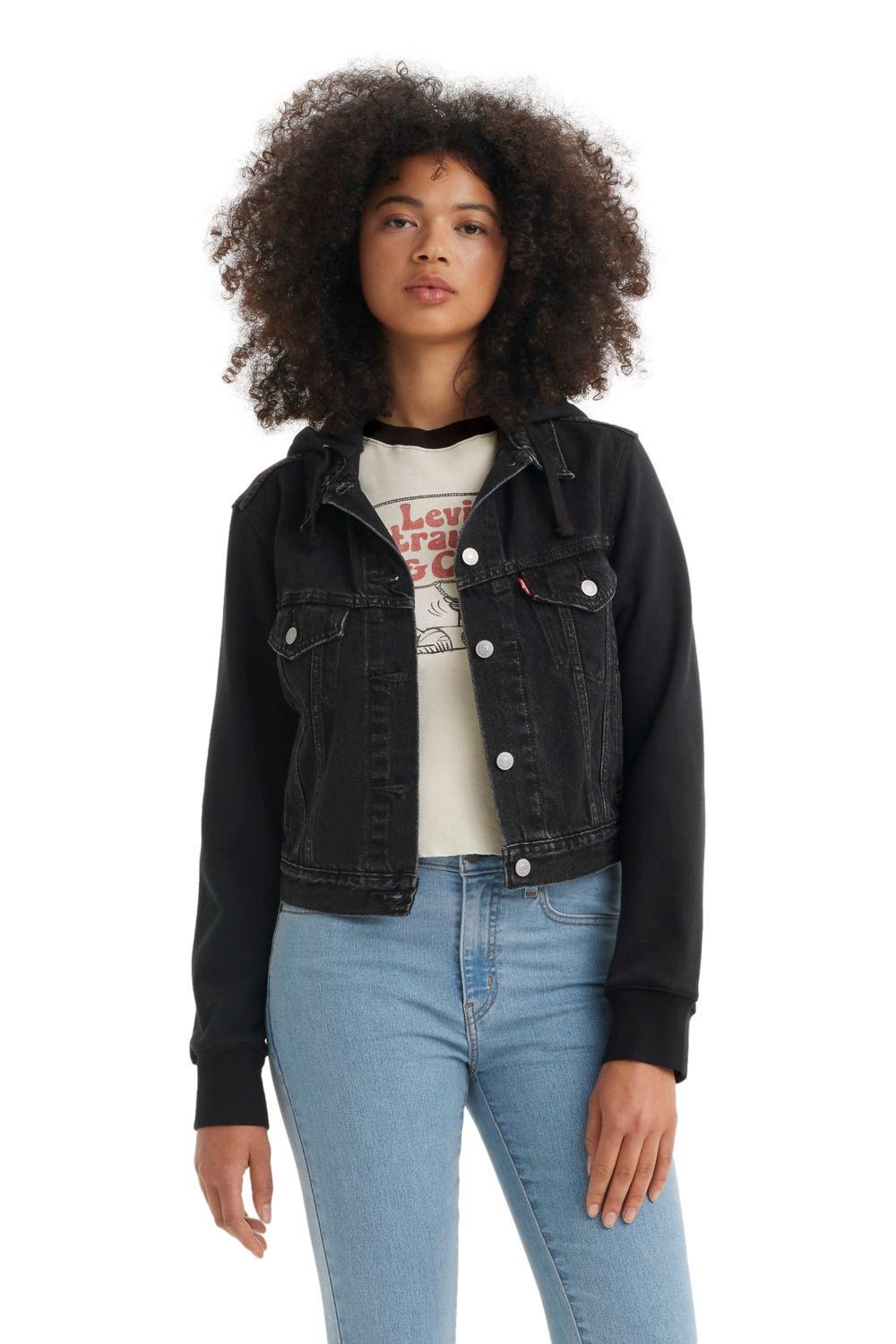 Chaqueta Mujer Trucker Negro Levis A8758-0000-0