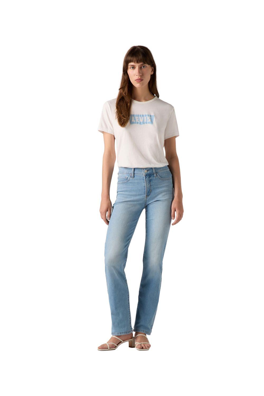Jeans Mujer 314 Shaping Straight Celeste Levis 19631-0236-3