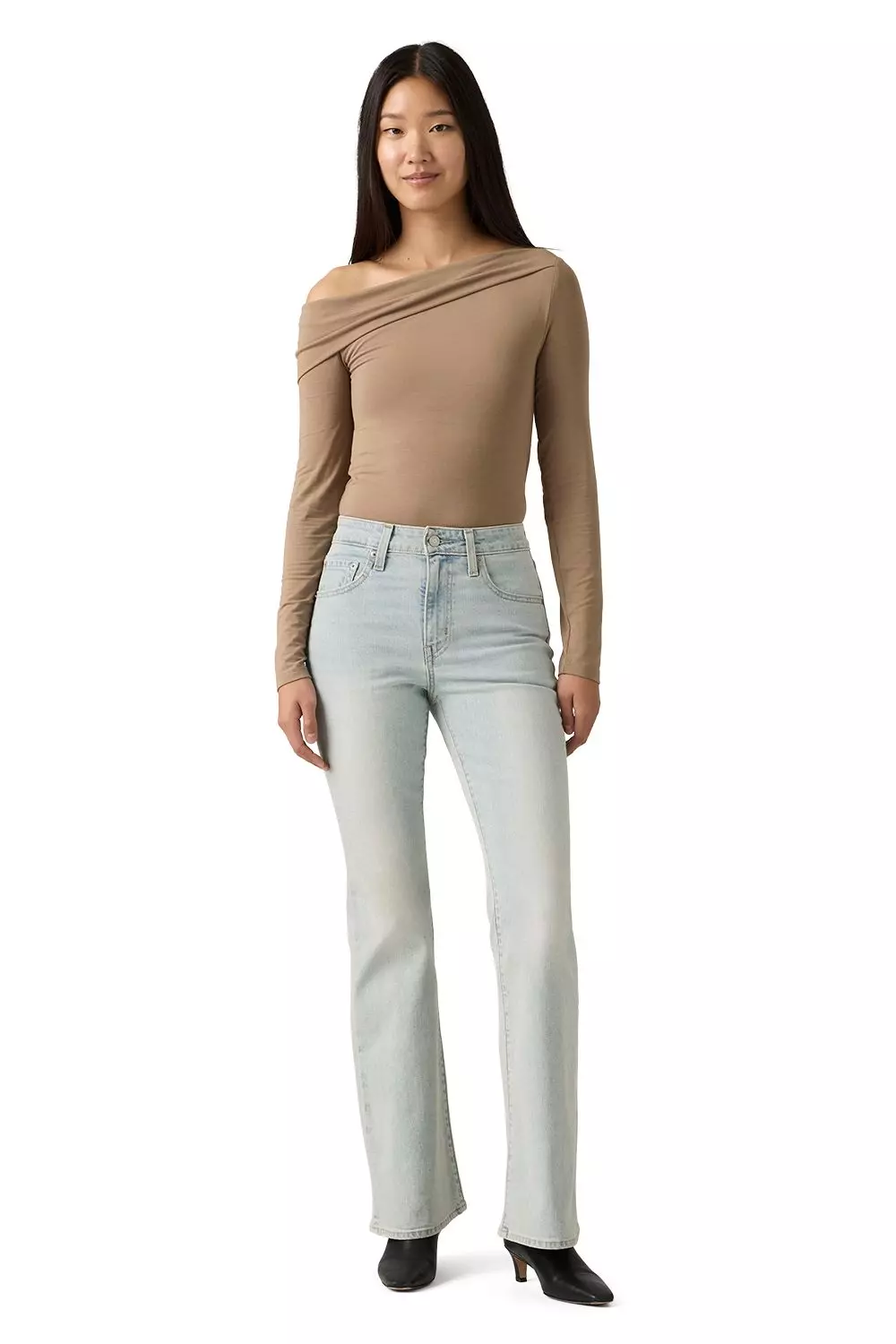Jeans Mujer 726 Hr Flare Celeste Levis A3410-0165-3