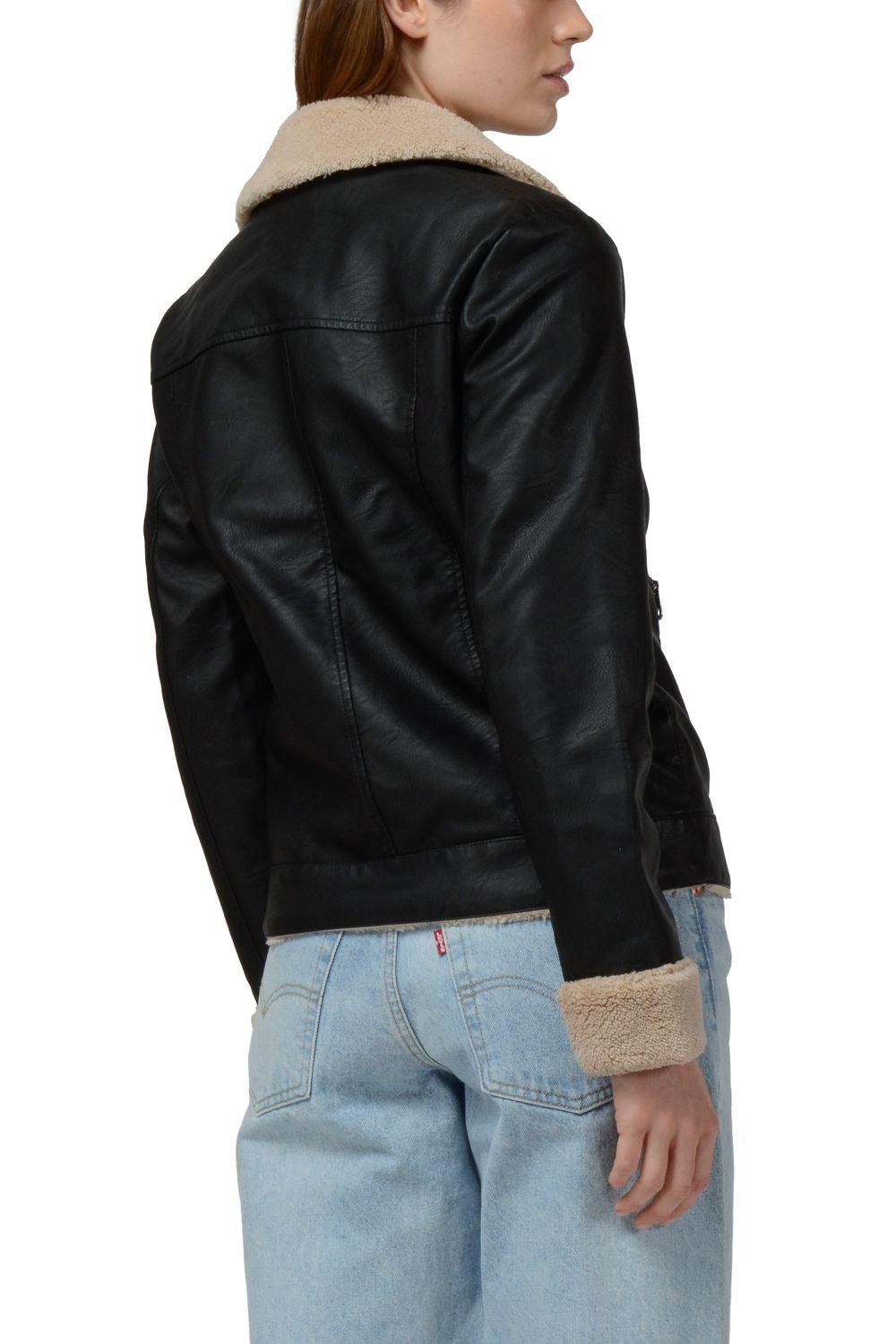 Chaqueta Mujer Pu Jacket Negro Levis 59544-0403-2