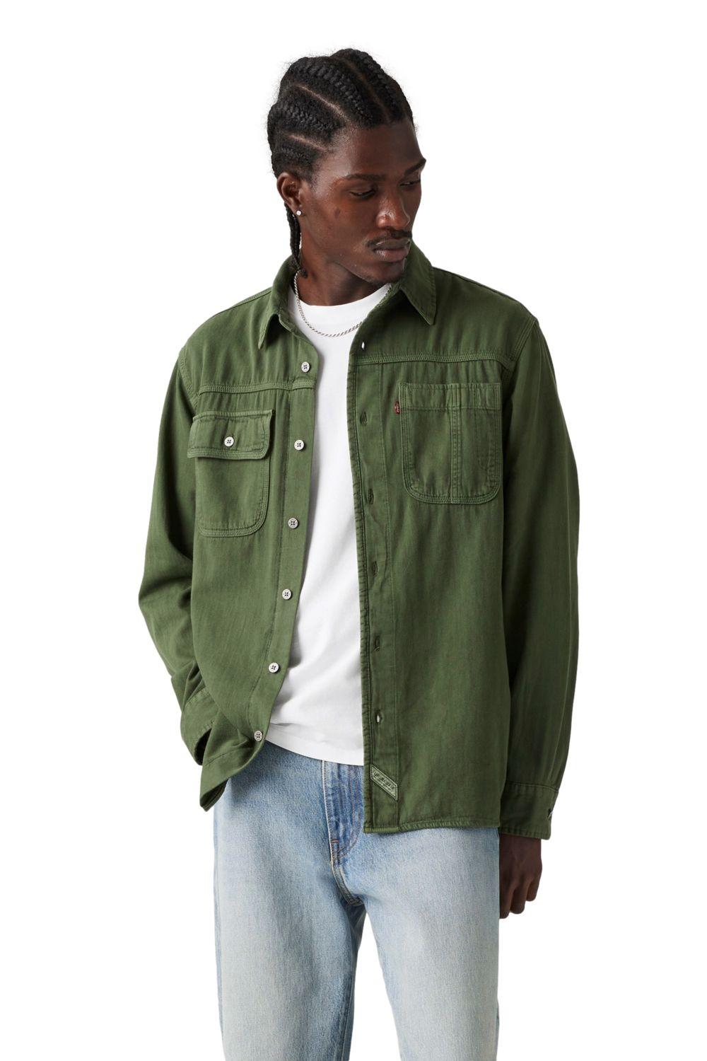 Camisa Hombre Ls Auburn Worker Verde Levis A7224-0013-0