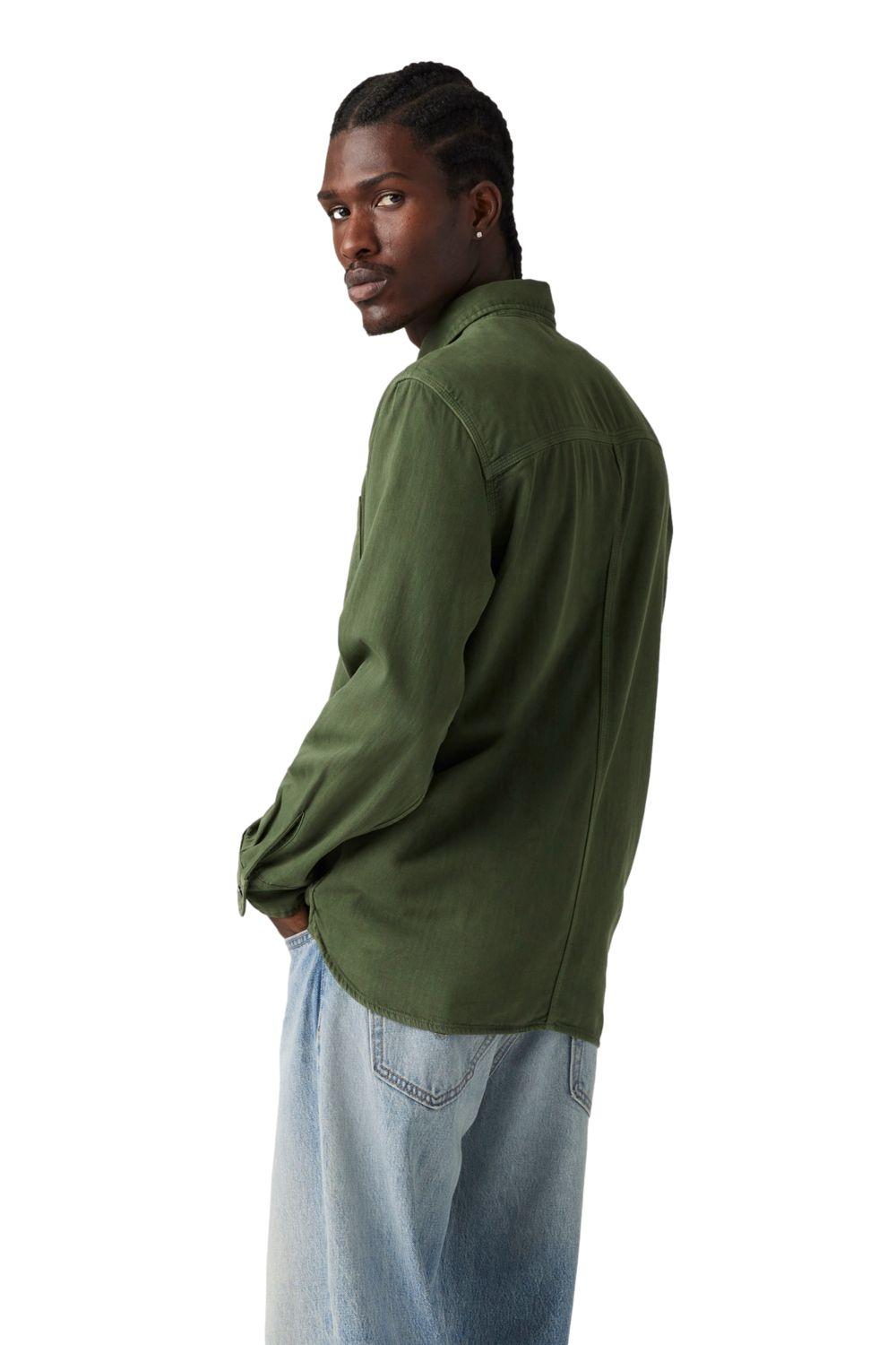 Camisa Hombre Ls Auburn Worker Verde Levis A7224-0013-1