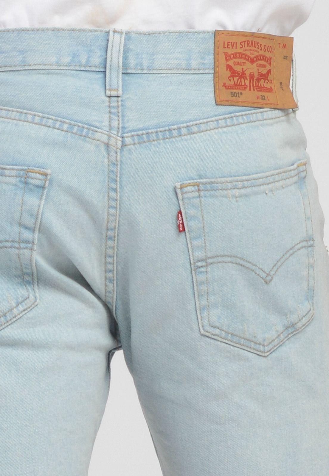 Short Hombre 501 Azul Claro Levis 36512-0169-1