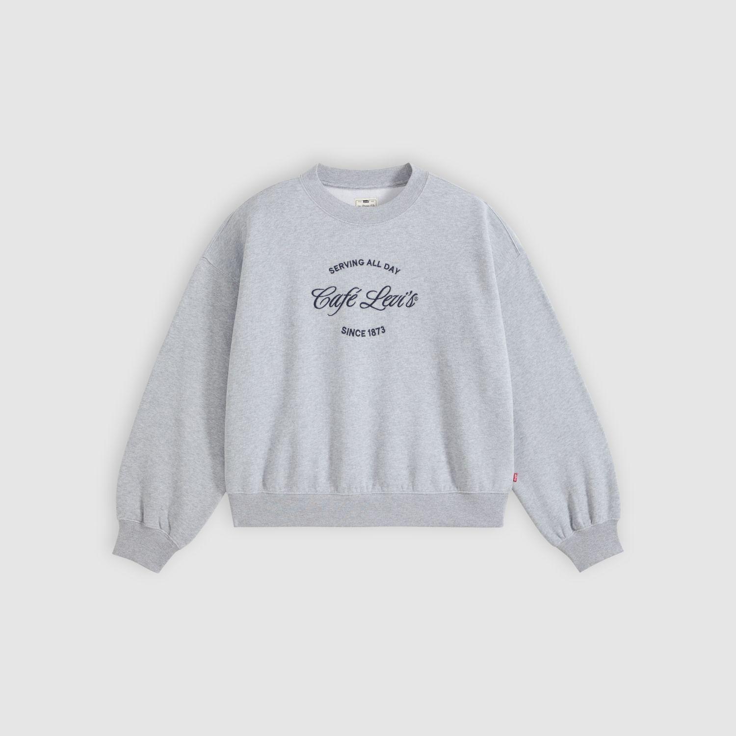 Polerón Mujer Vintage Boxy Crew Gris Levis 005OZ-0026-4