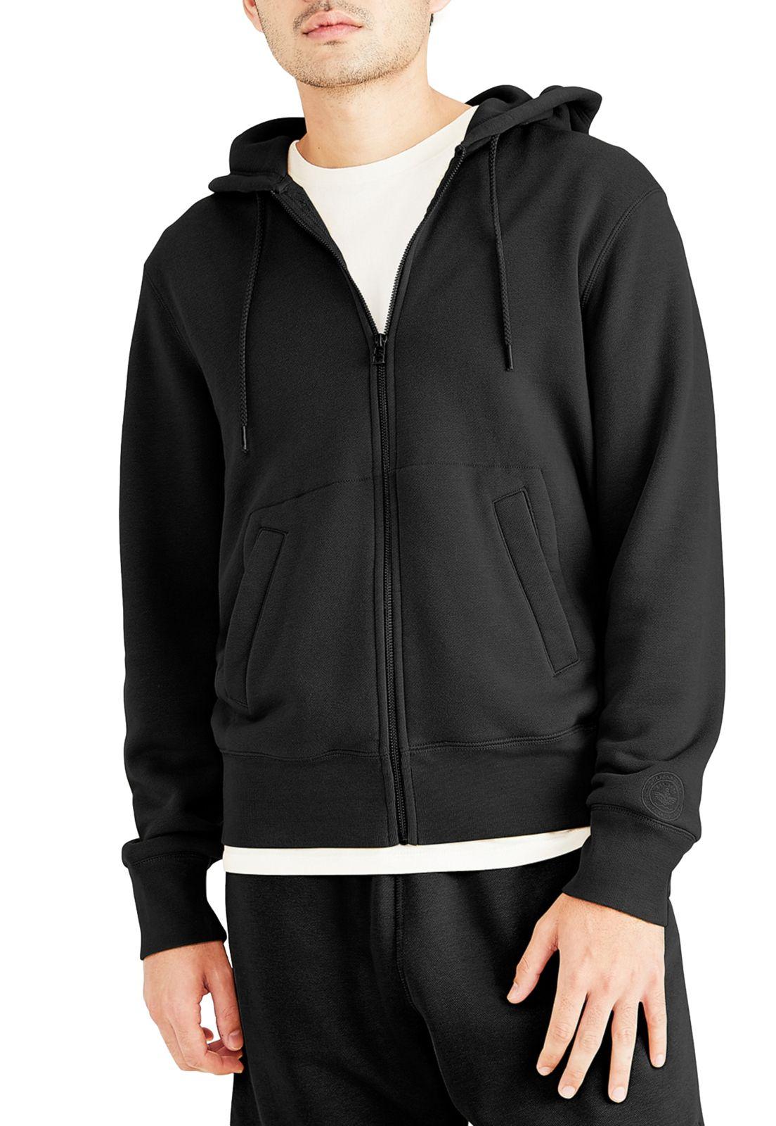 Polerón Hombre Zip Hoodie Regular Fit Negro A1153-0009-1