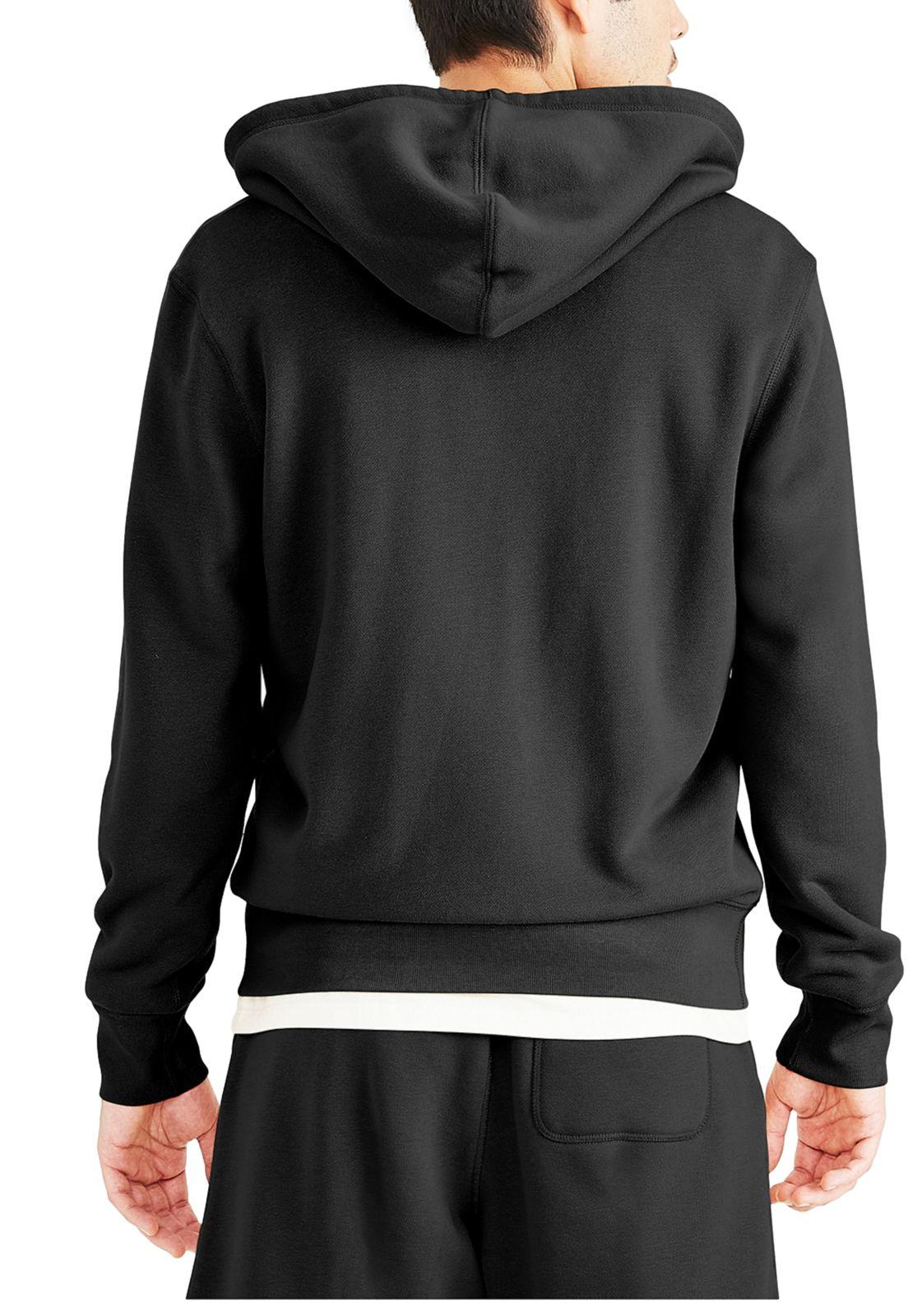 Polerón Hombre Zip Hoodie Regular Fit Negro A1153-0009-2