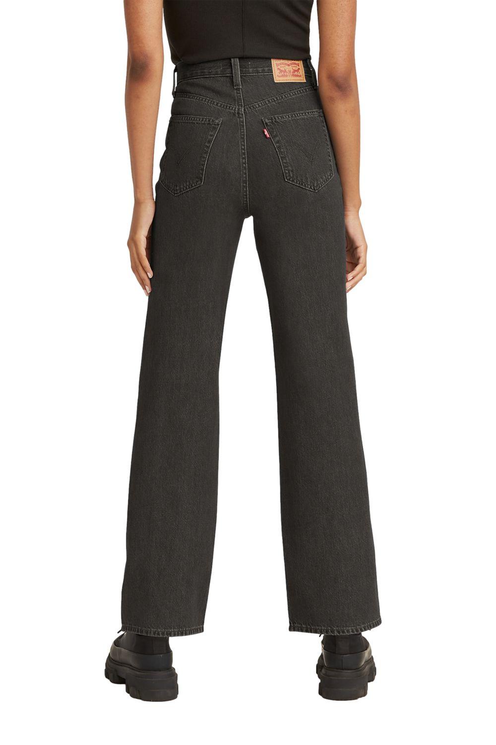 Jeans Mujer High Waisted Straight Negro Levis A0092-0013-2