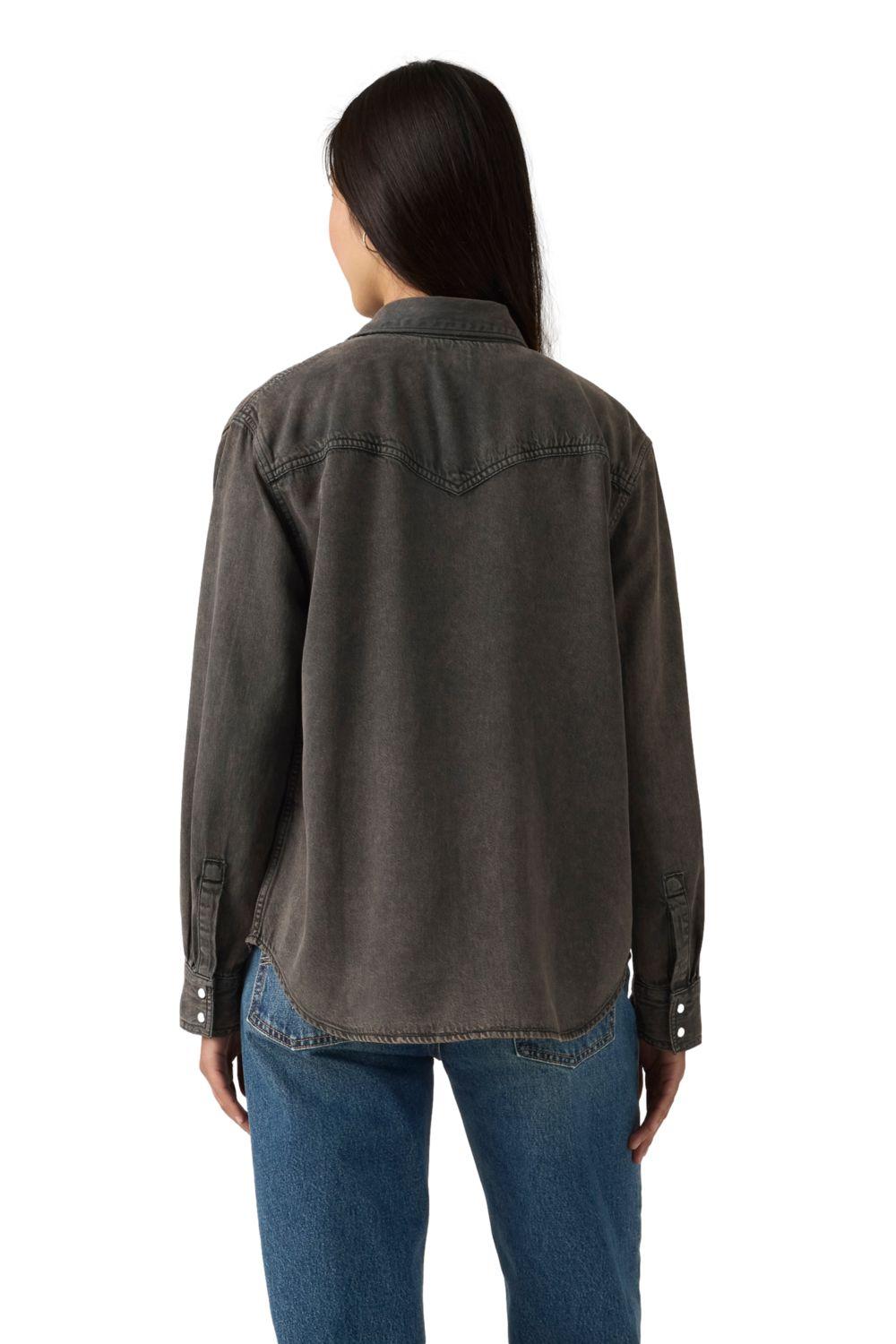 Blusa Mujer Teodora Western Shirt Negro Levis A7244-0079-1