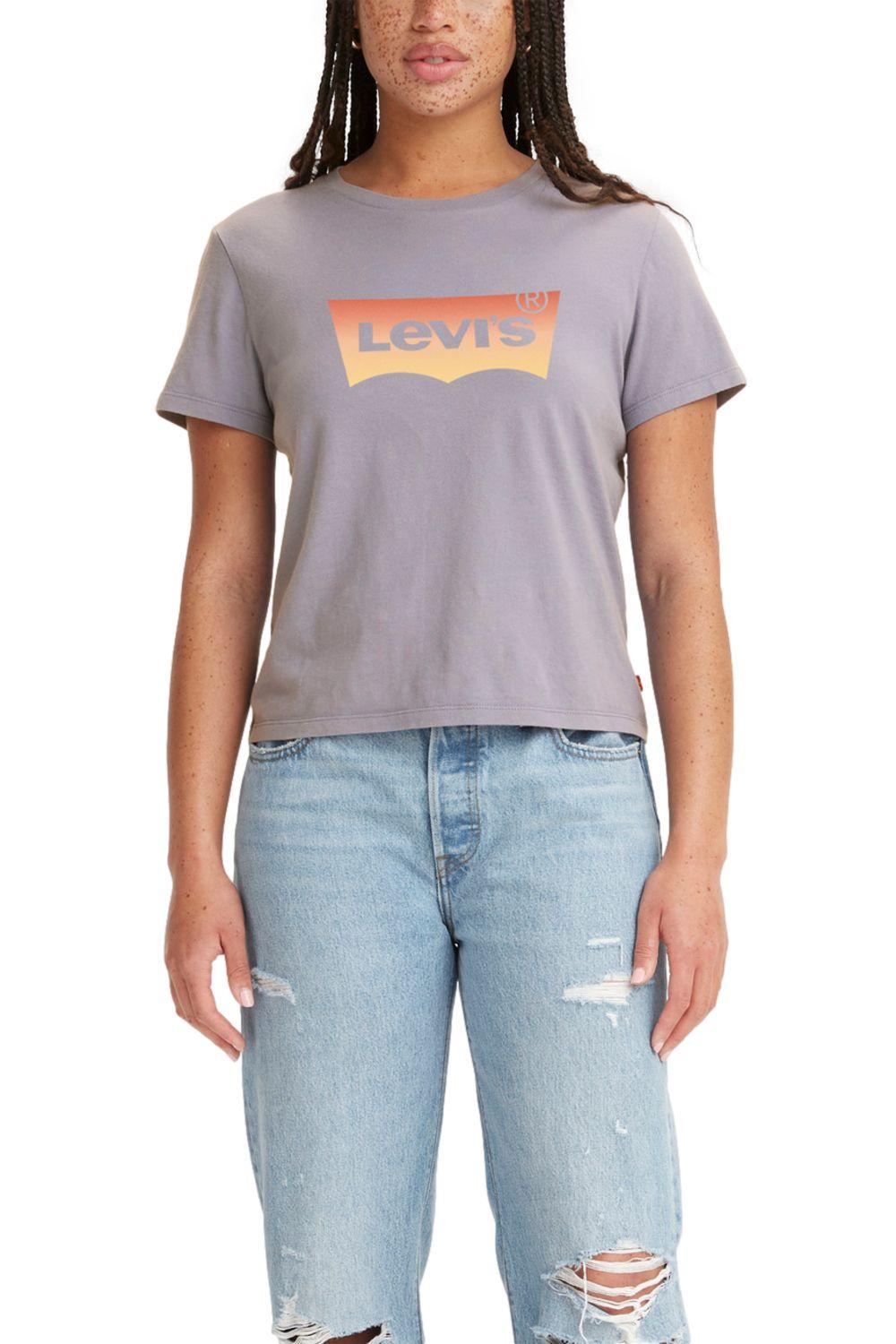 Polera Mujer Lisa con Logo Morada Levis A0458-0058-0