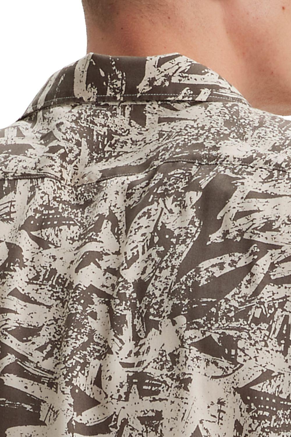 Camisa Hombre The Sunset Camp Shirt Café Levis 72625-0092-3