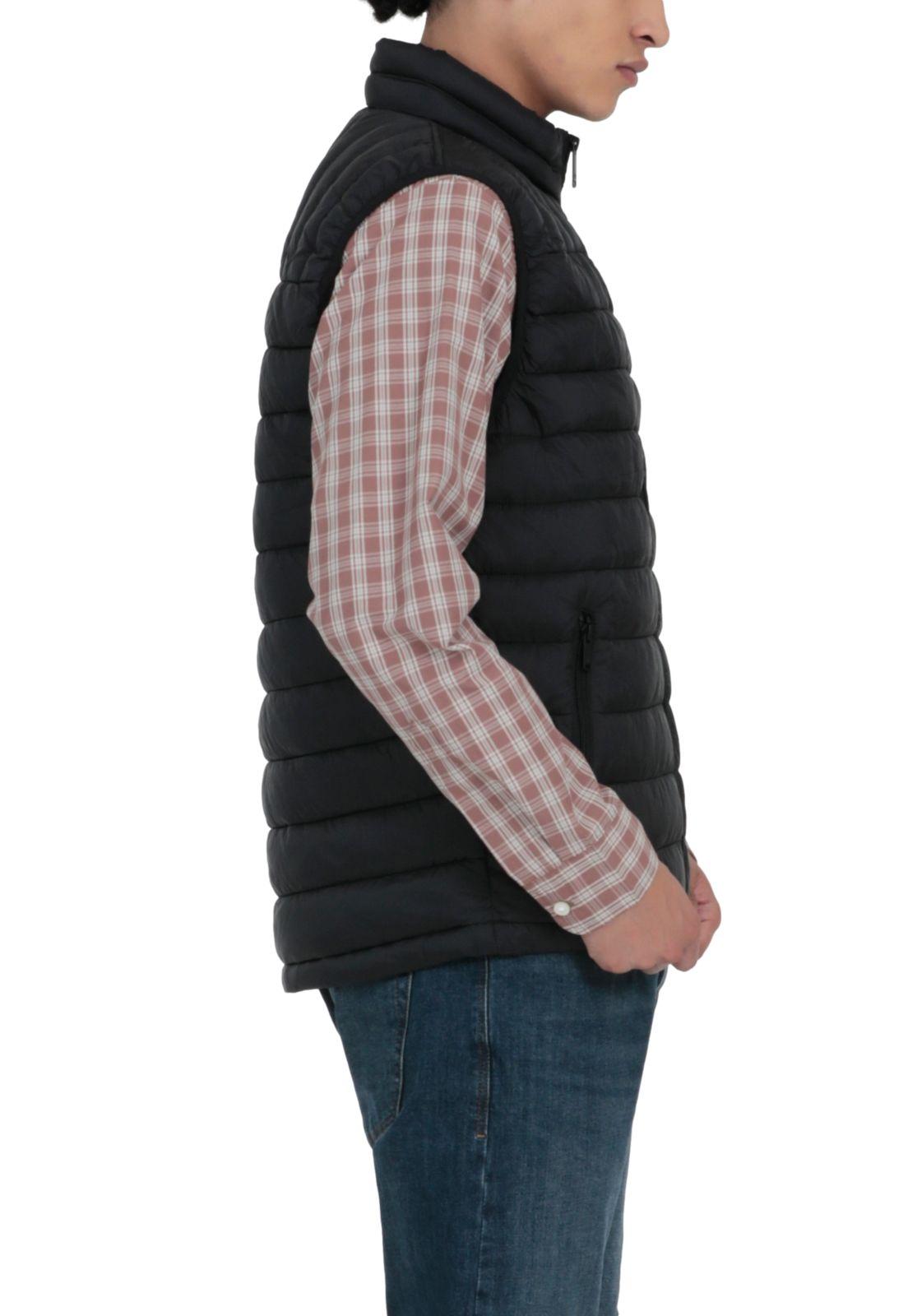 Parka Hombre sin Mangas Packable Vest Negro 87872-0005-1