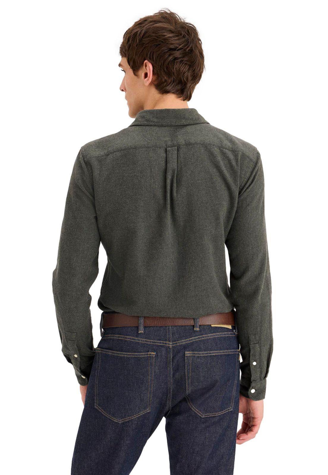 Camisa Hombre Original LS Slim Fit Verde A1114-0174-2