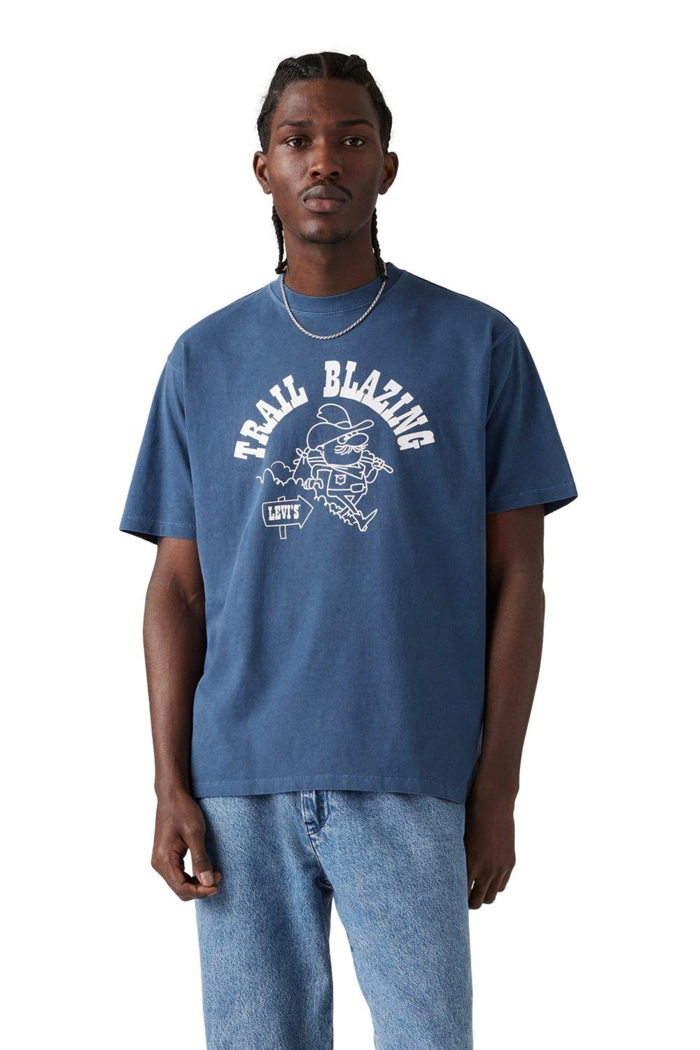 Polera Hombre Vintage Fit Graphic Tee Azul Levis 87373-0147-0