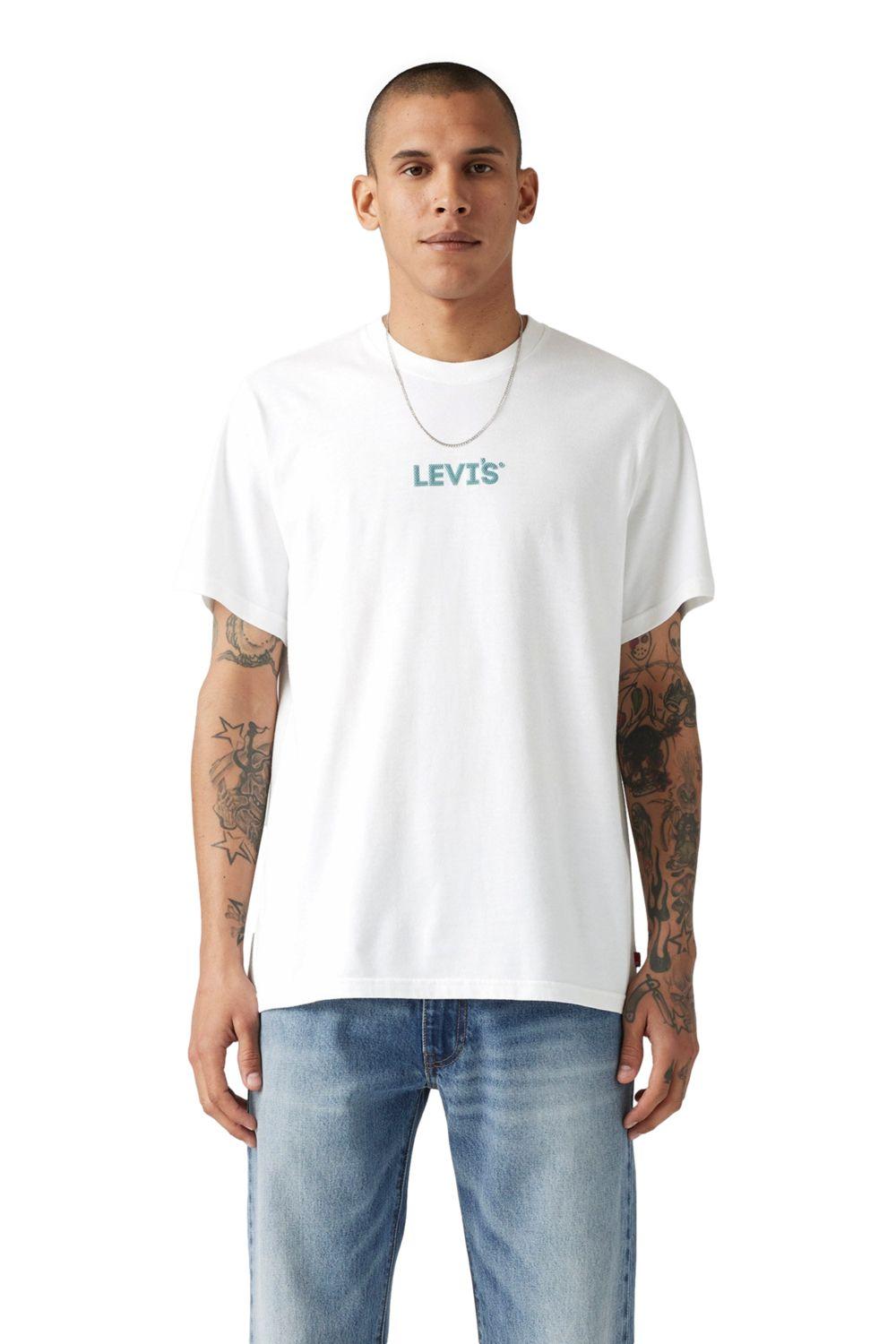 Polera Hombre Ss Relaxed Fit Tee Blanco Levis 16143-1499-0