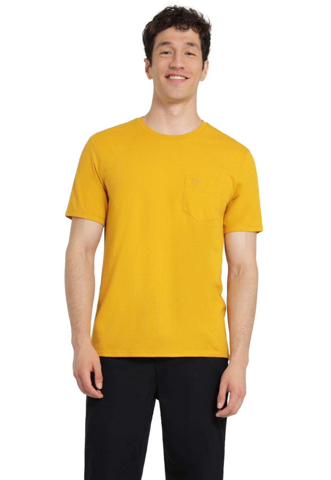 Polera Hombre Pocket Tee Slim Fit Amarillo-0
