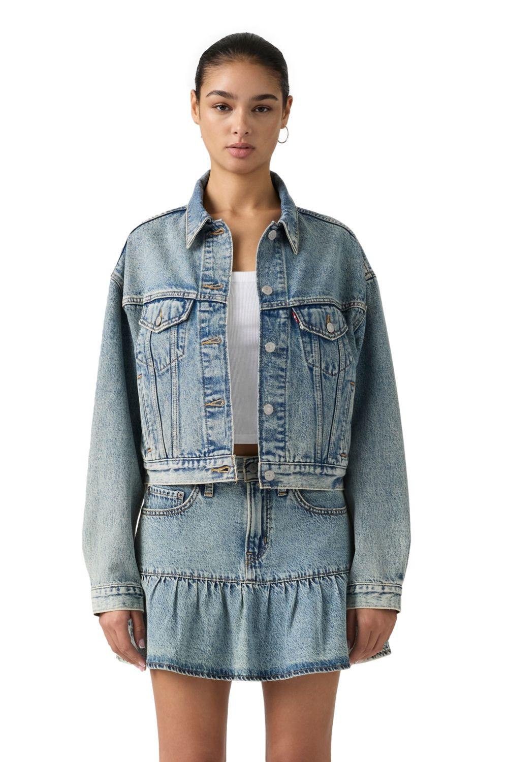 Chaqueta Mujer Shrunken 90s Trucker Azul Levis A9155-0021-0