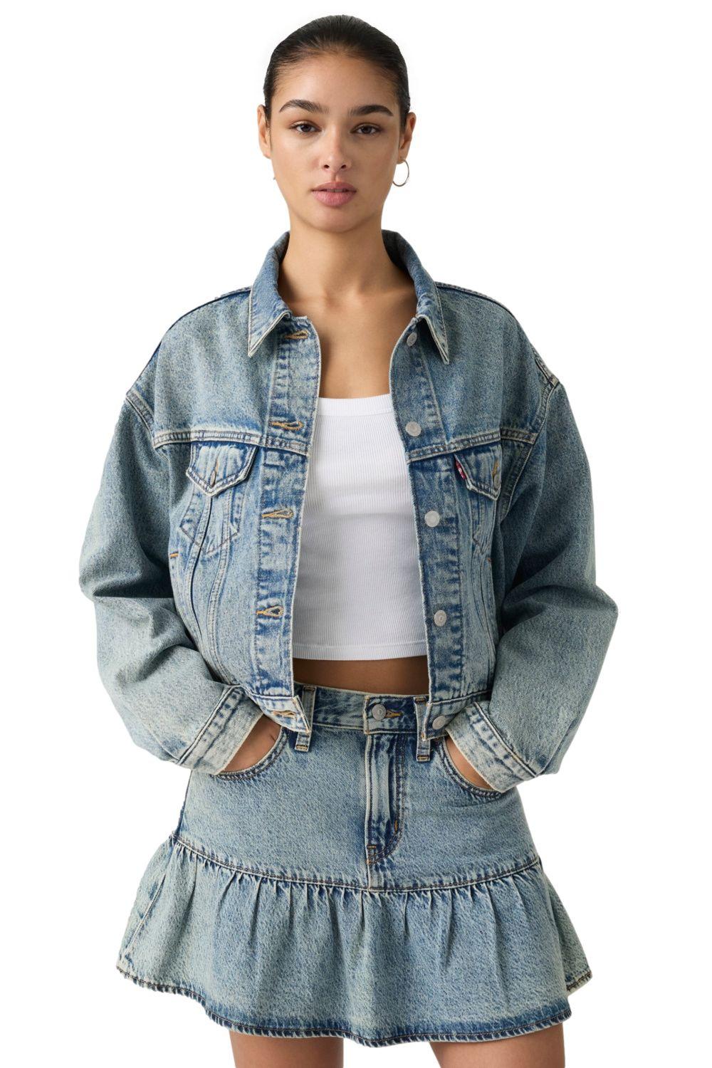 Chaqueta Mujer Shrunken 90s Trucker Azul Levis A9155-0021-2